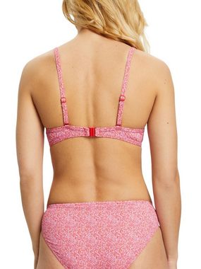 Esprit Triangel-Bikini-Top Wattiertes Bikinitop mit Print