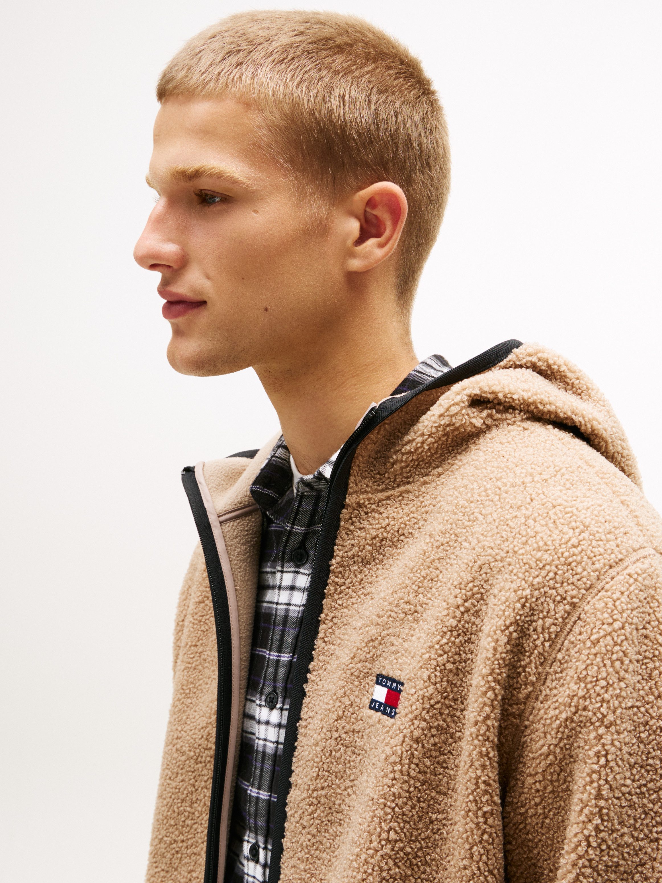 Tommy Jeans Plüschjacke TJM REG BADGE günstig online kaufen