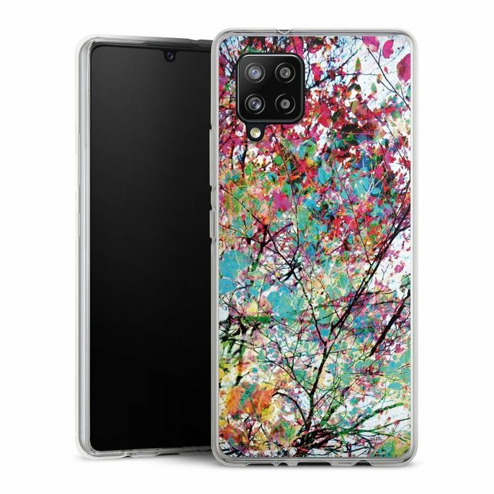 DeinDesign Handyhülle Malerei Blätter Kunst Autumn8 Samsung Galaxy A42 5G Silikon Hülle Bumper Case Handy Schutzhülle