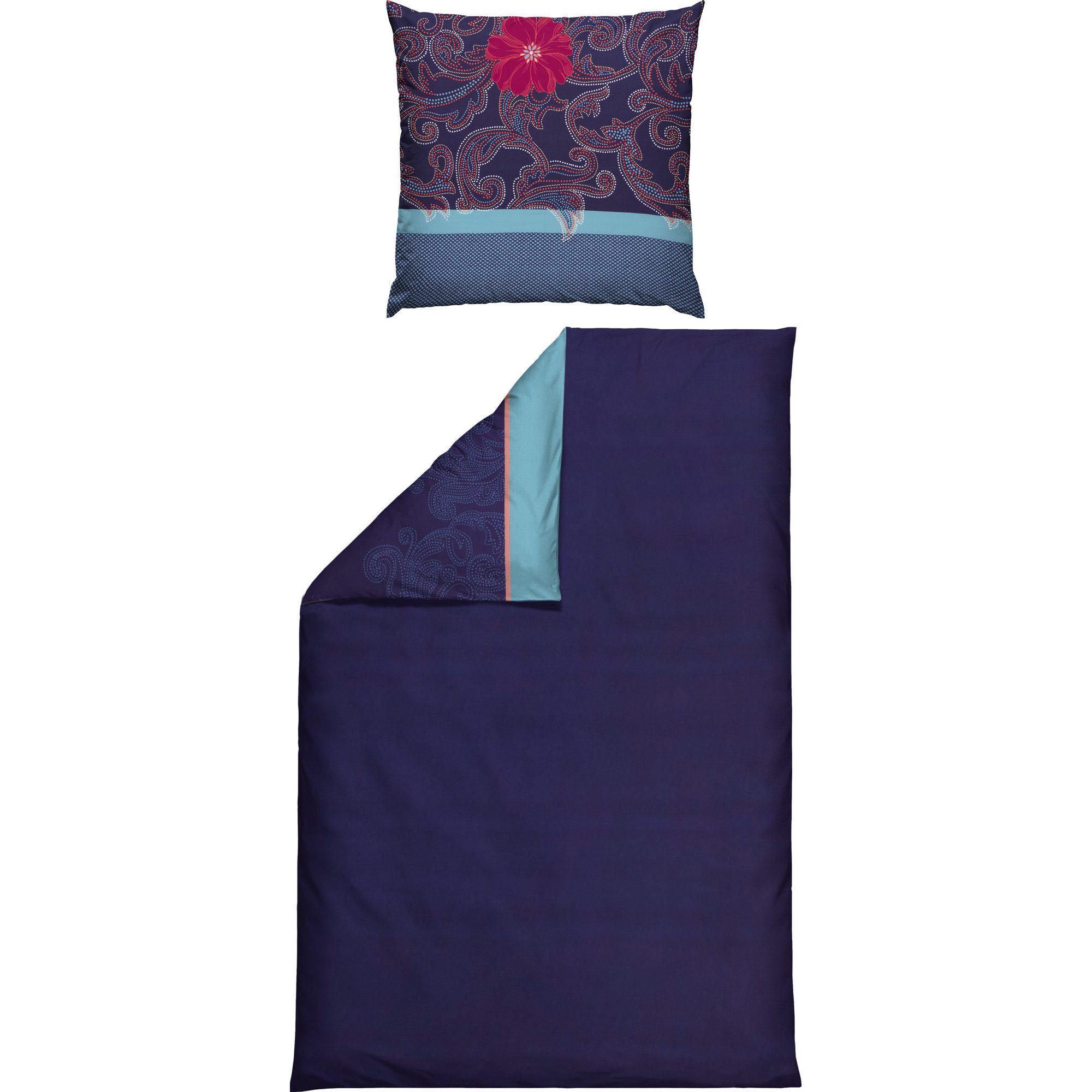 REDBEST Bettwäsche Wendebettwäsche, Mako-Satin, Satin Paisley günstig online kaufen