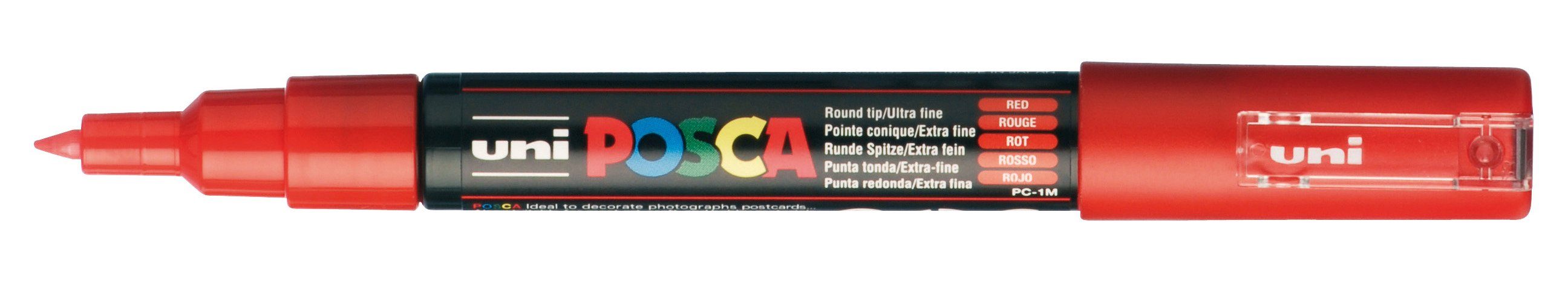 POSCA Marker Marker PC-1MC, Lichtecht, Wasserbasis, Geruchsneutral, Wasserverdünnbar