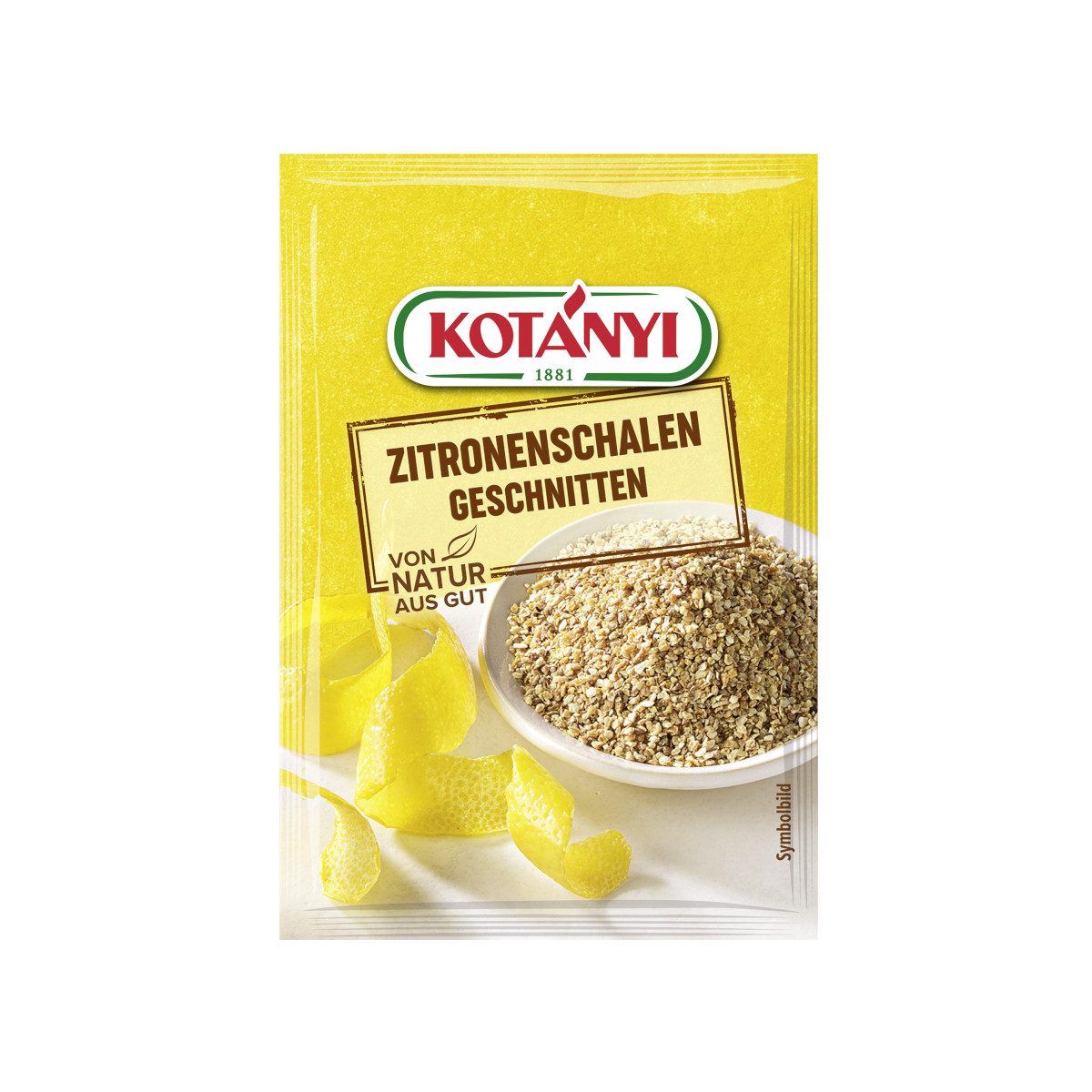 KOTANYI Gewürz, Kotanyi Zitronenschalen geschnitten getrocknet 3x6g Packung 18g