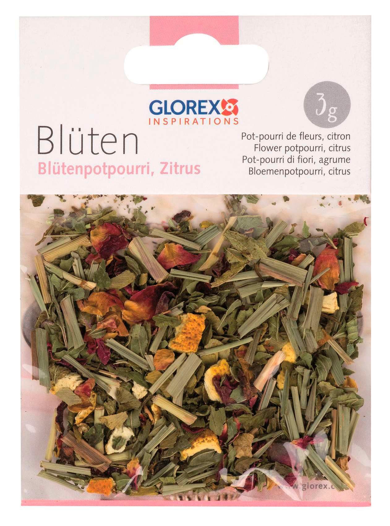 Kunstpflanze Blüten, Glorex, getrocknet 2 g Multi