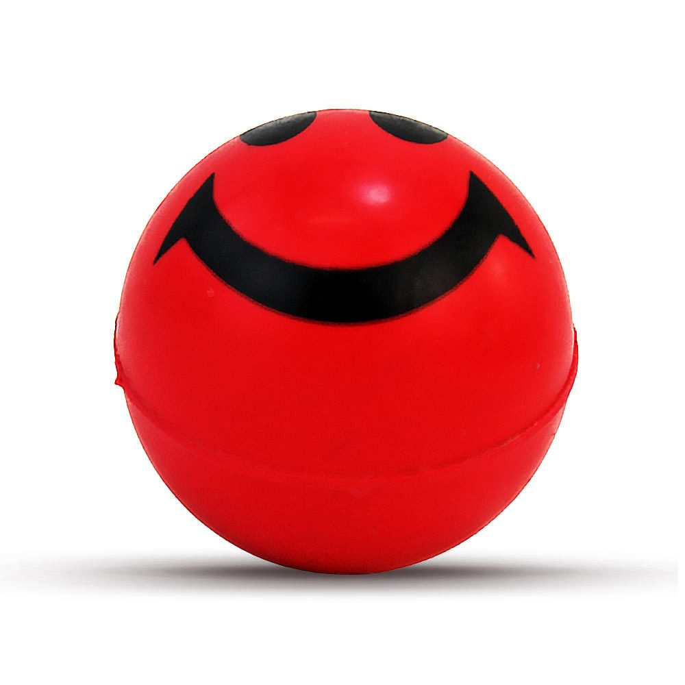 Krüger & Gregoriades Flummi Flummi Smiley "28mm" - 100 Stück im Beutel