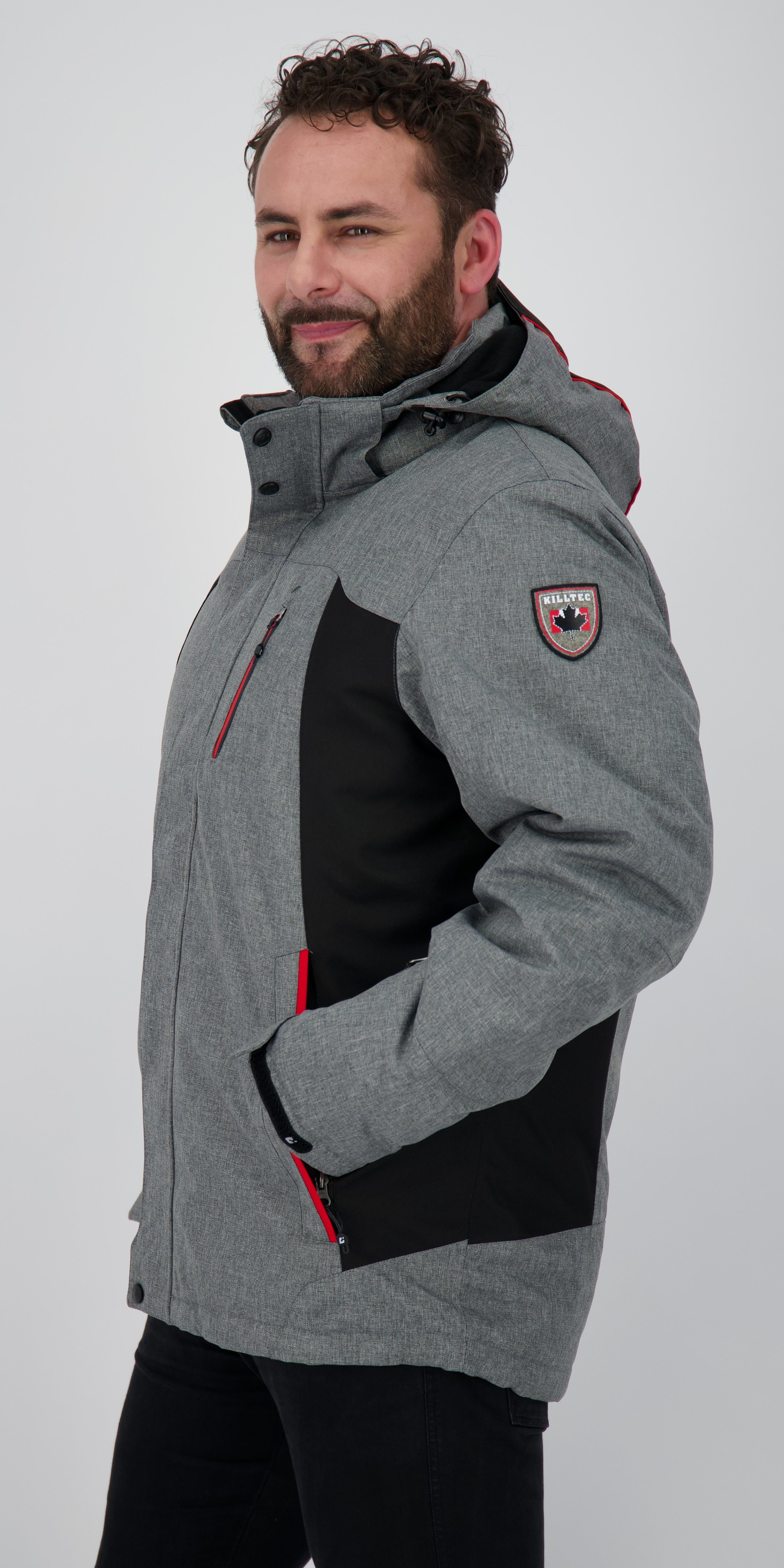 Killtec Skijacke METO MEN mit abnehmbarer Kapuze mit Schnee- und Windfang