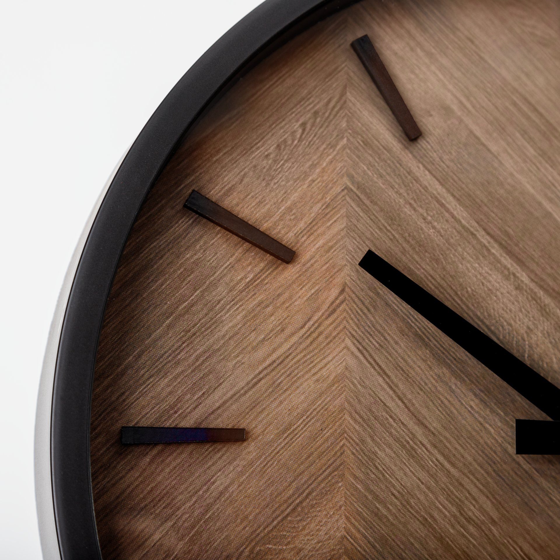 Platinet Wanduhr runde Wanduhr Dämmerung mit geräuschlosem Uhrwerk Quarzmechanismus