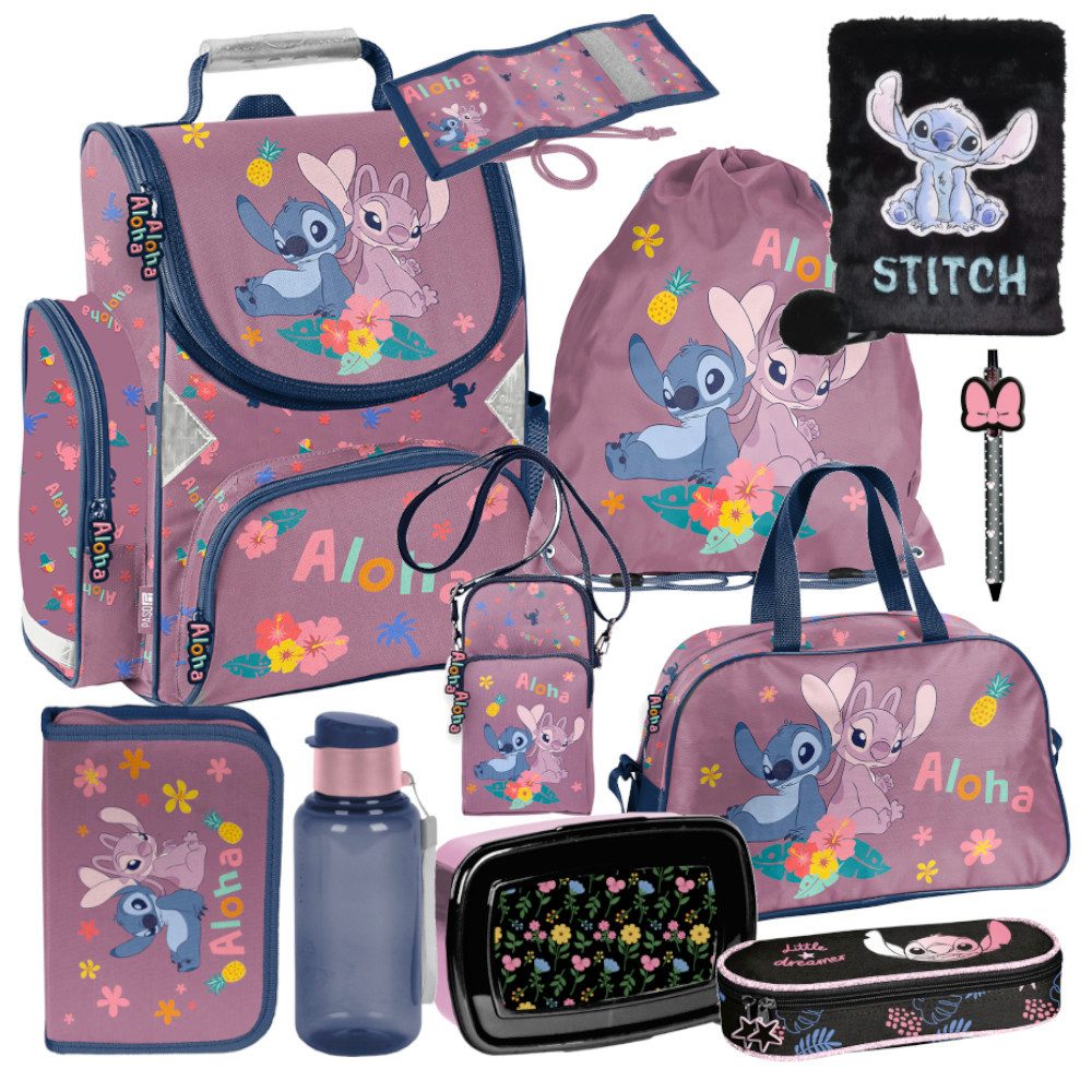 Schulrucksack Mega Schulset XXL - Lilo & Stitch Disney