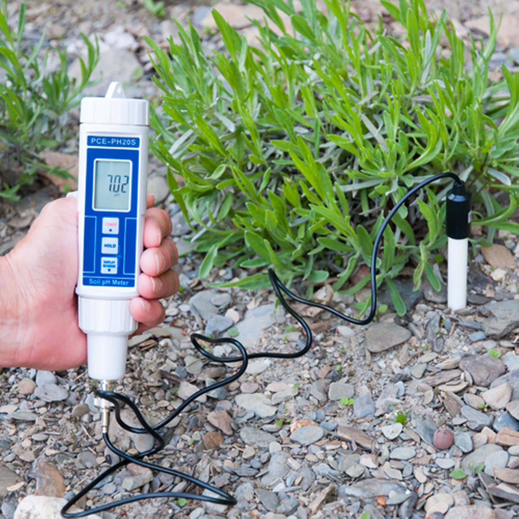 PCE Instruments pH-Messgerät pH-Meter PCE-PH20S zur Bestimmung des Boden pH-Wertes
