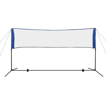 Badmintonnetz vidaXL Badmintonnetz Set mit 3 Bälle Federballnetz Volleyballnetz 300/500x155 cm
