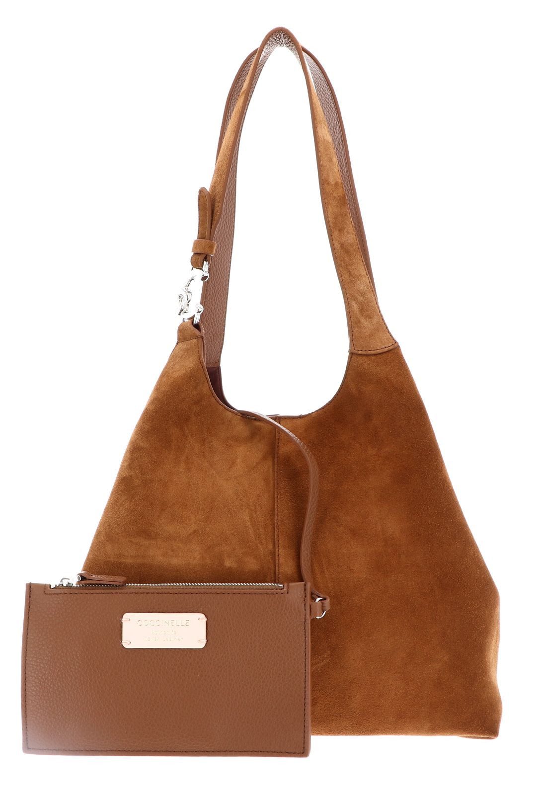 COCCINELLE Schultertasche Handbag Suede (Set, 2-tlg), günstig online kaufen