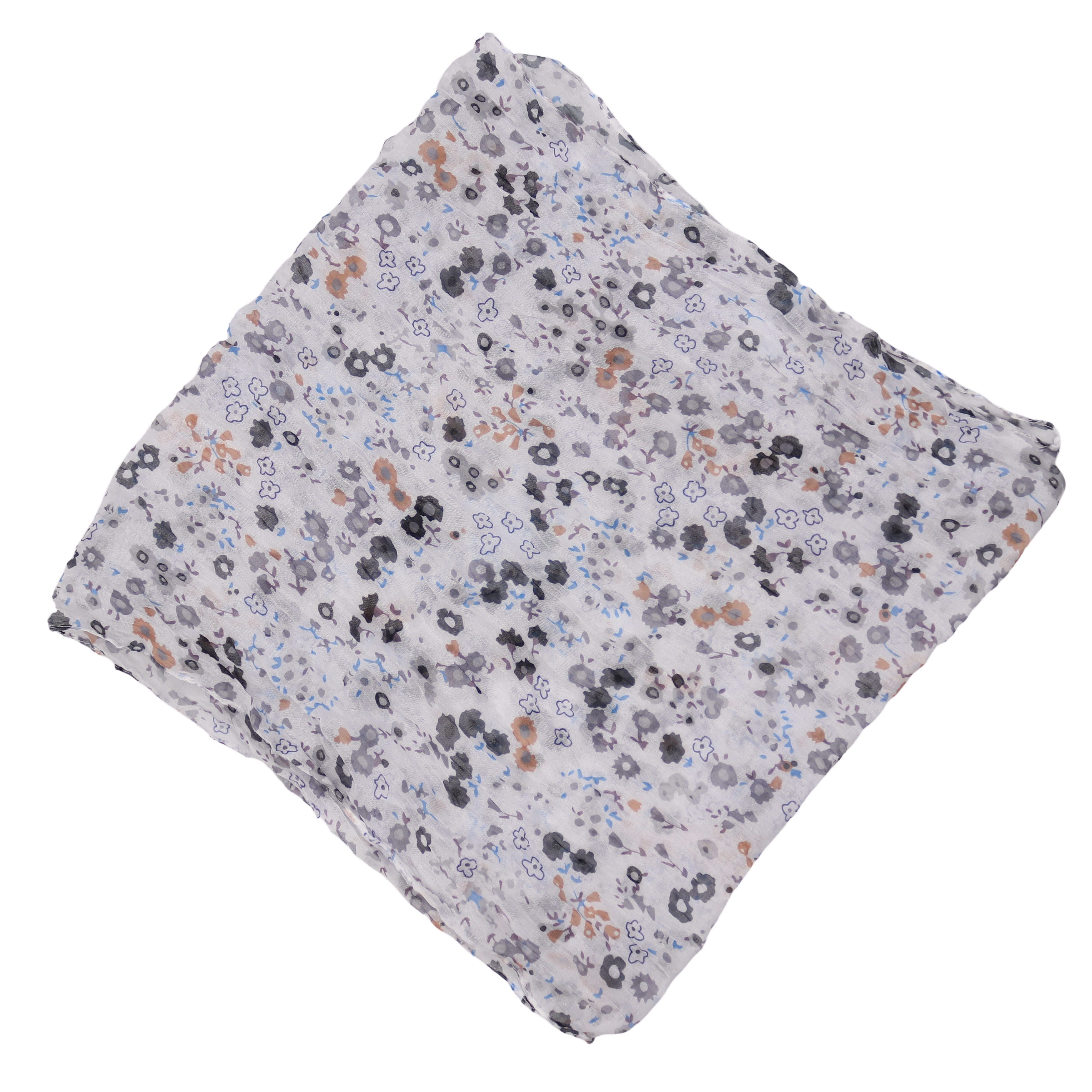 MIRROSI Loop Damen Schal mit Blümchen-Muster Weich, Schlauchschal, (zweimal um den Hals wickelbar, ca.45x75cm), Damen Halstuch ideal für Frühling, Sommer oder Herbst