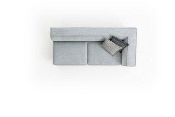 JVmoebel Big-Sofa Grau Big Sofa 8 Sitzer Italienische xxl Couchen Sofas Möbel Textil, Made in Europe