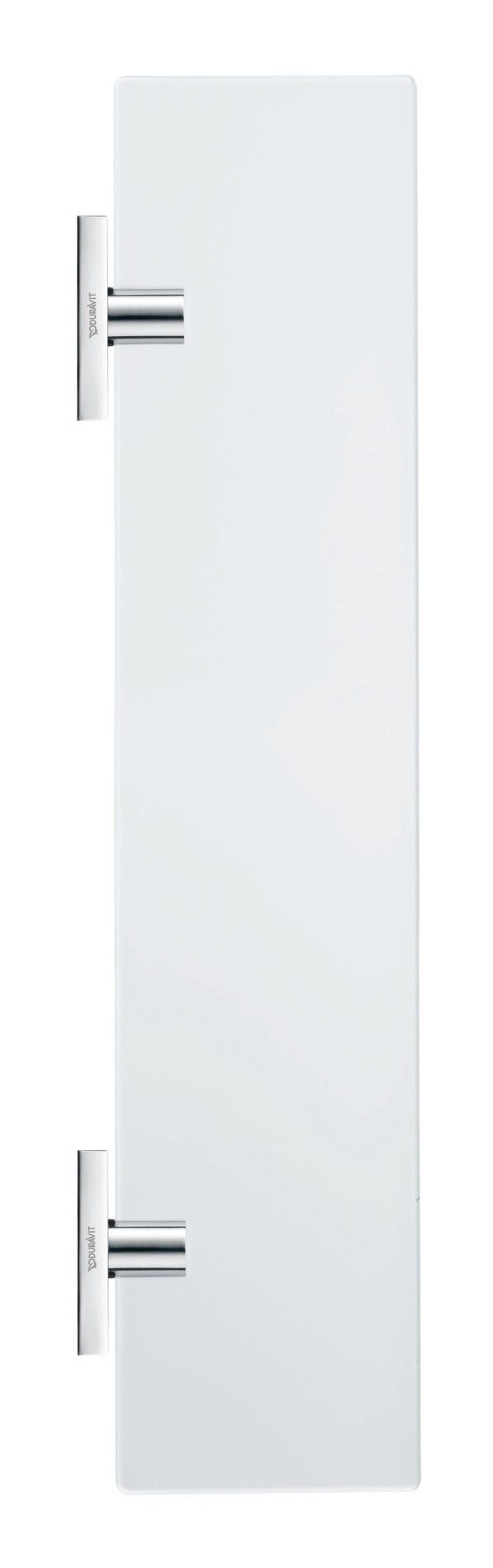 Duravit Ablageelement Karree, Glasablage 600 mm - Chrom / Weiß Matt