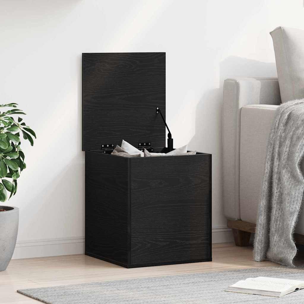 vidaXL Aufbewahrungsbox Aufbewahrungsbox Schwarz Eichen-Optik 40 x 42 x 46 cm (1 St)