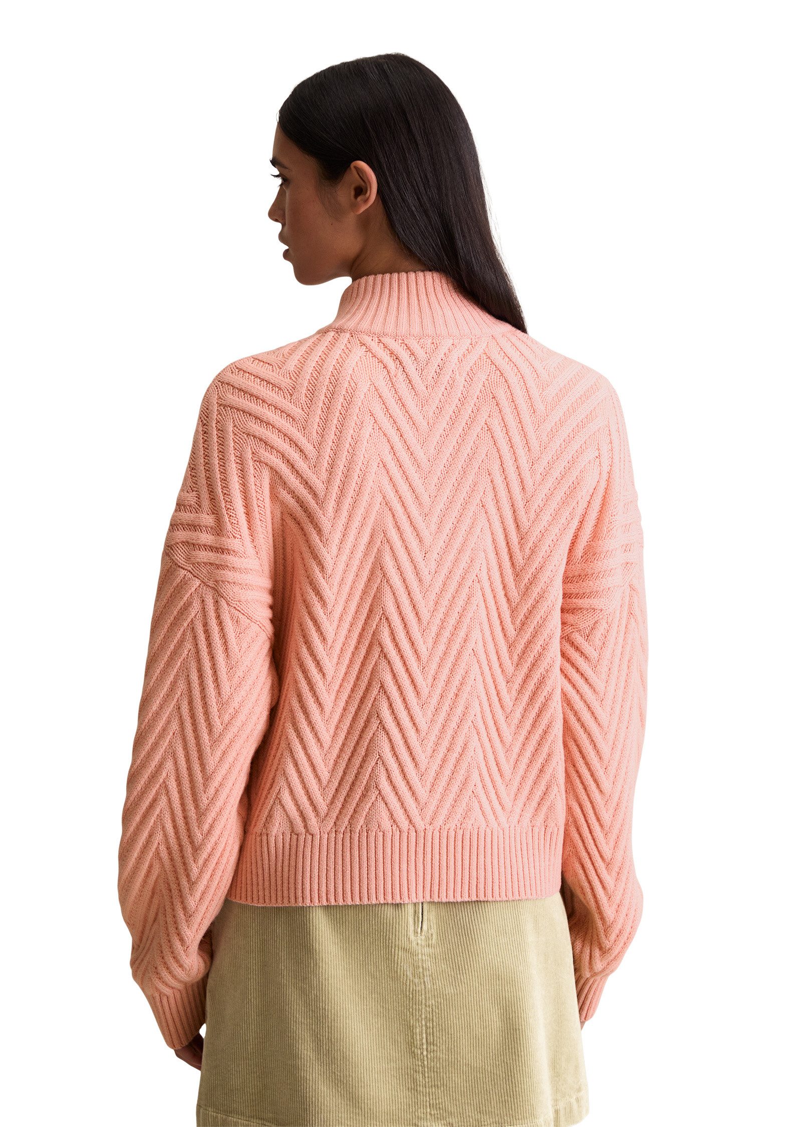 Marc O'Polo DENIM Strickpullover aus weichem Schurwolle-Mix