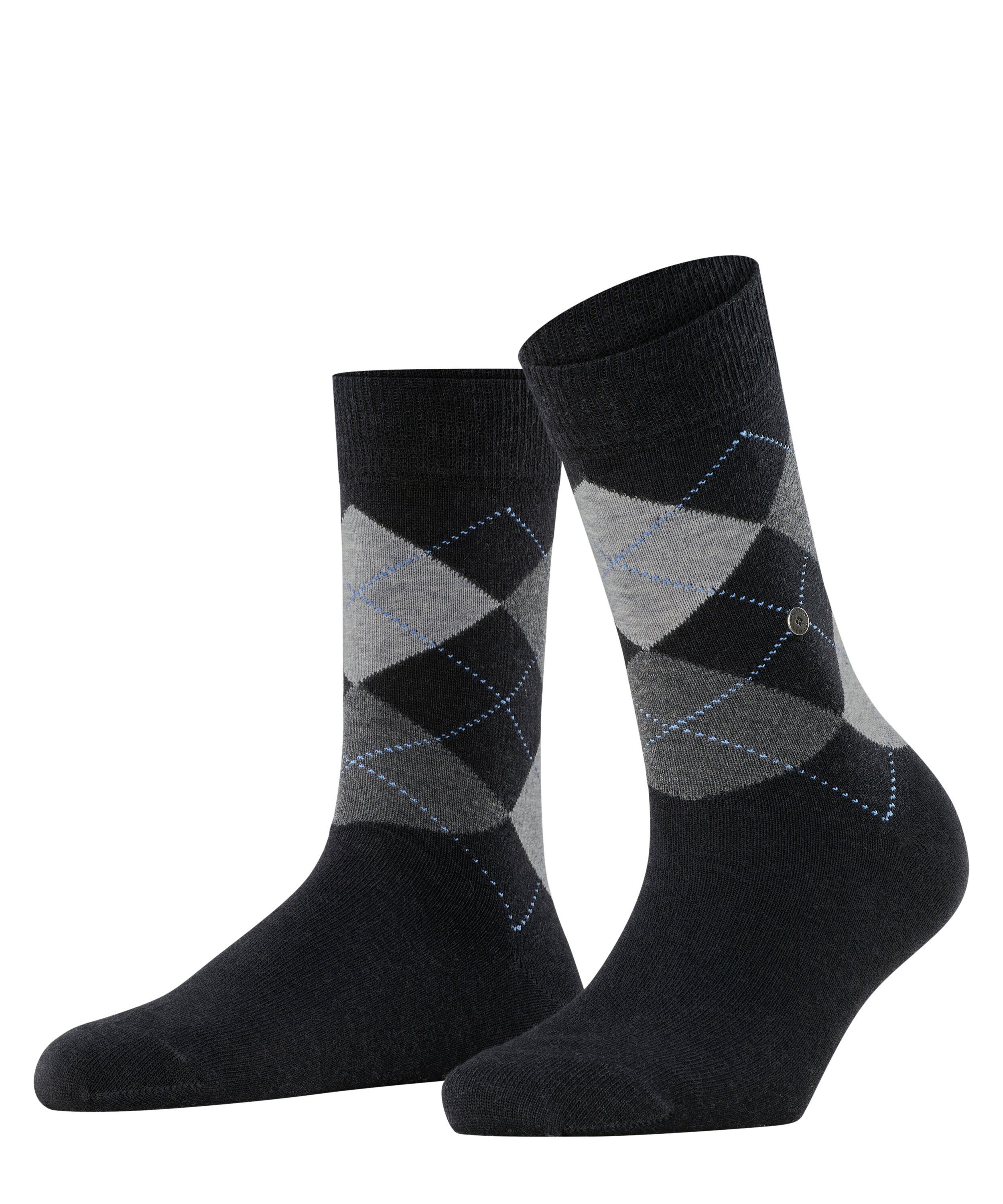 Burlington Socken Queen (1-Paar) oil mel. (3986)