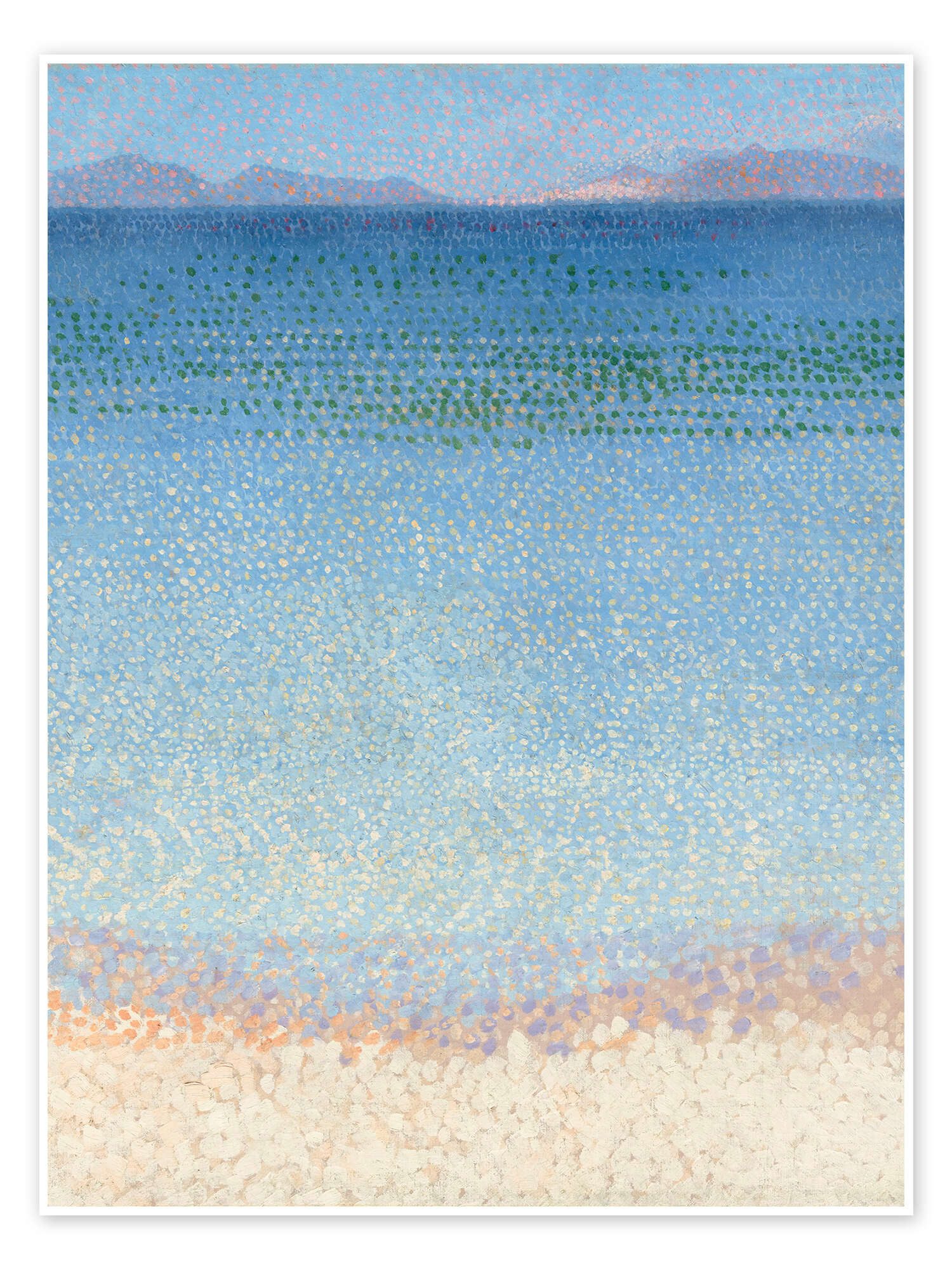 Posterlounge Wandbild Die Îles d’Or, Henri-Edmond Cross, erhältlich als Poster, Leinwandbild, Wandsticker oder Acrylglasbild