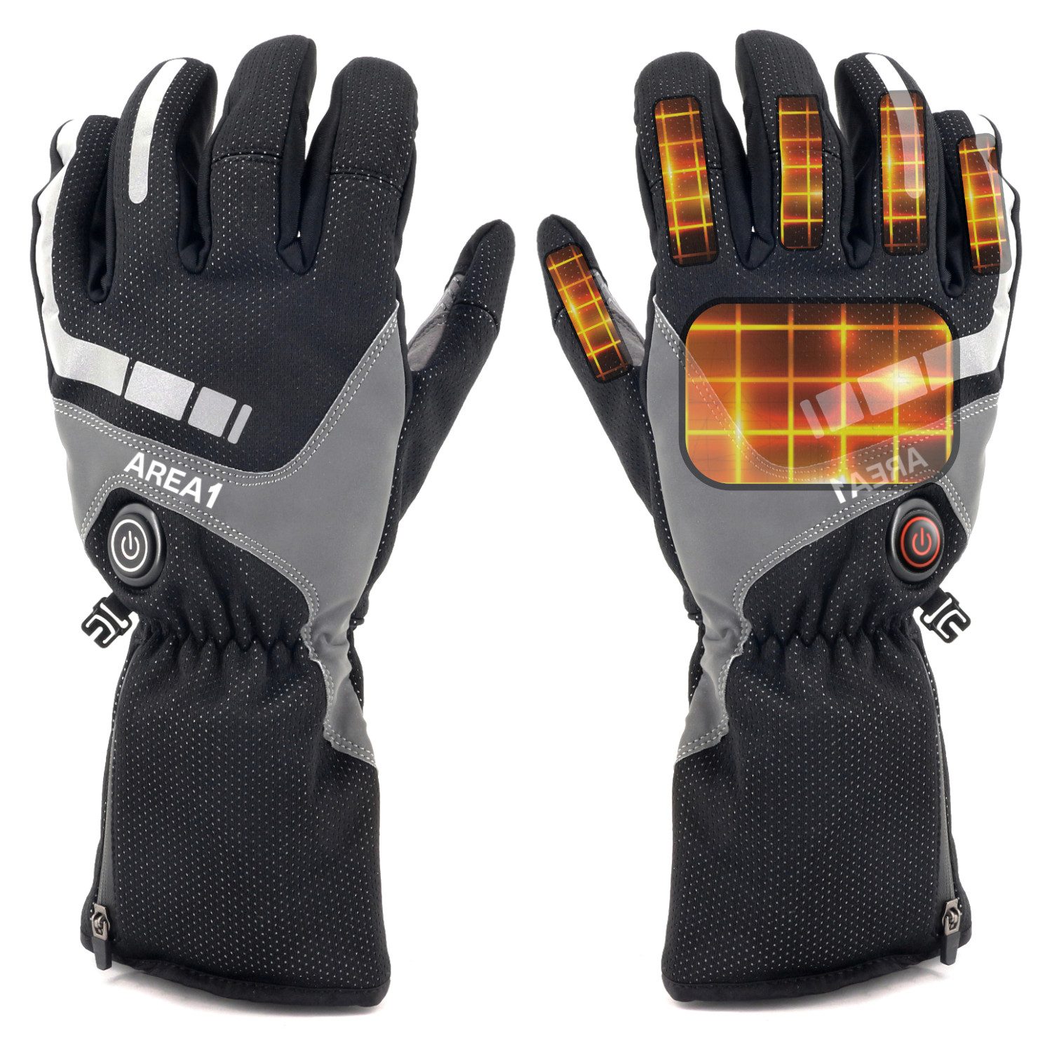 Area1 Motorradhandschuhe Motorrad Handschuhe, beheizbar. Größe M - XXL günstig online kaufen