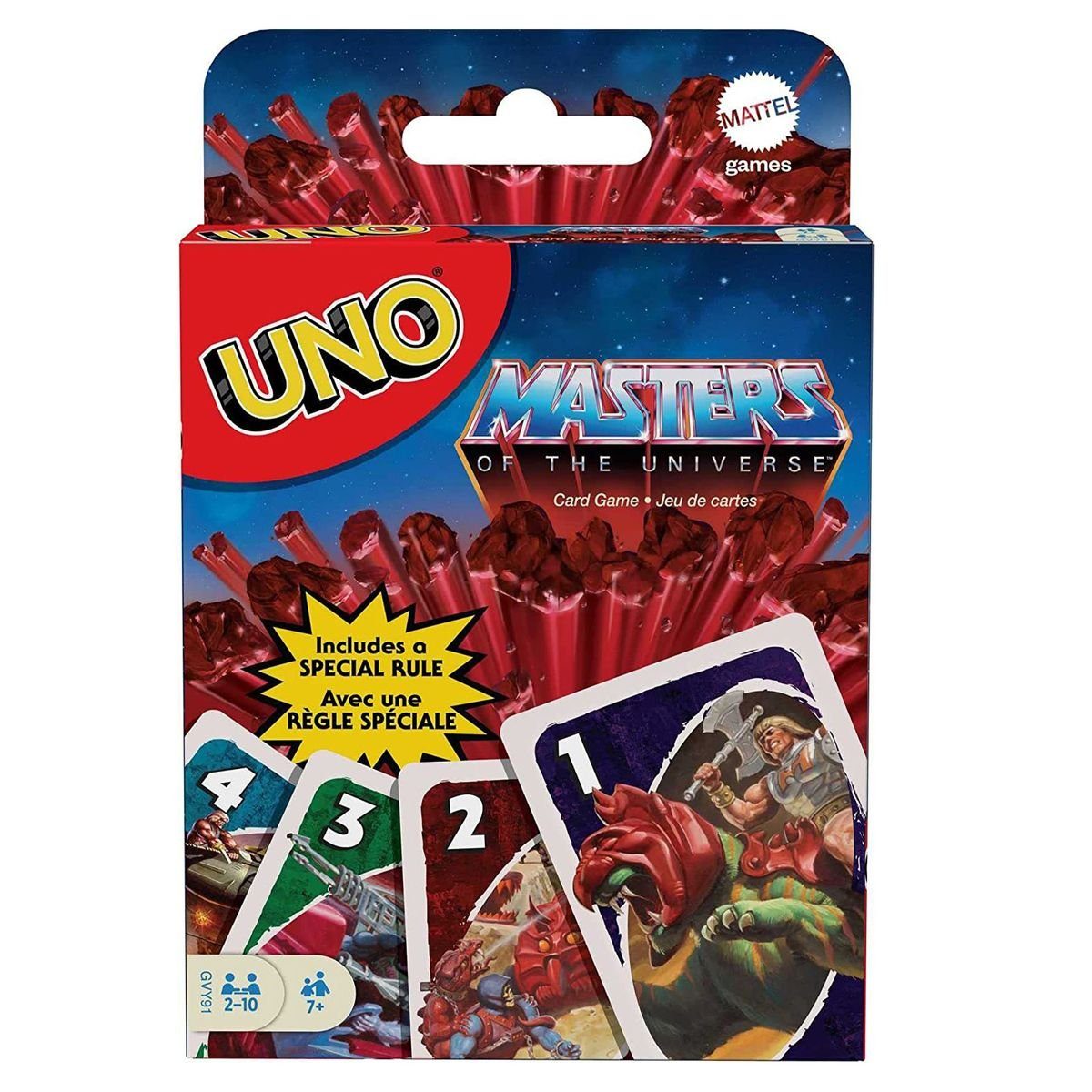 Mattel® Spiel Mattel GVY91 - Masters of the Universe - UNO, Kartenspiel