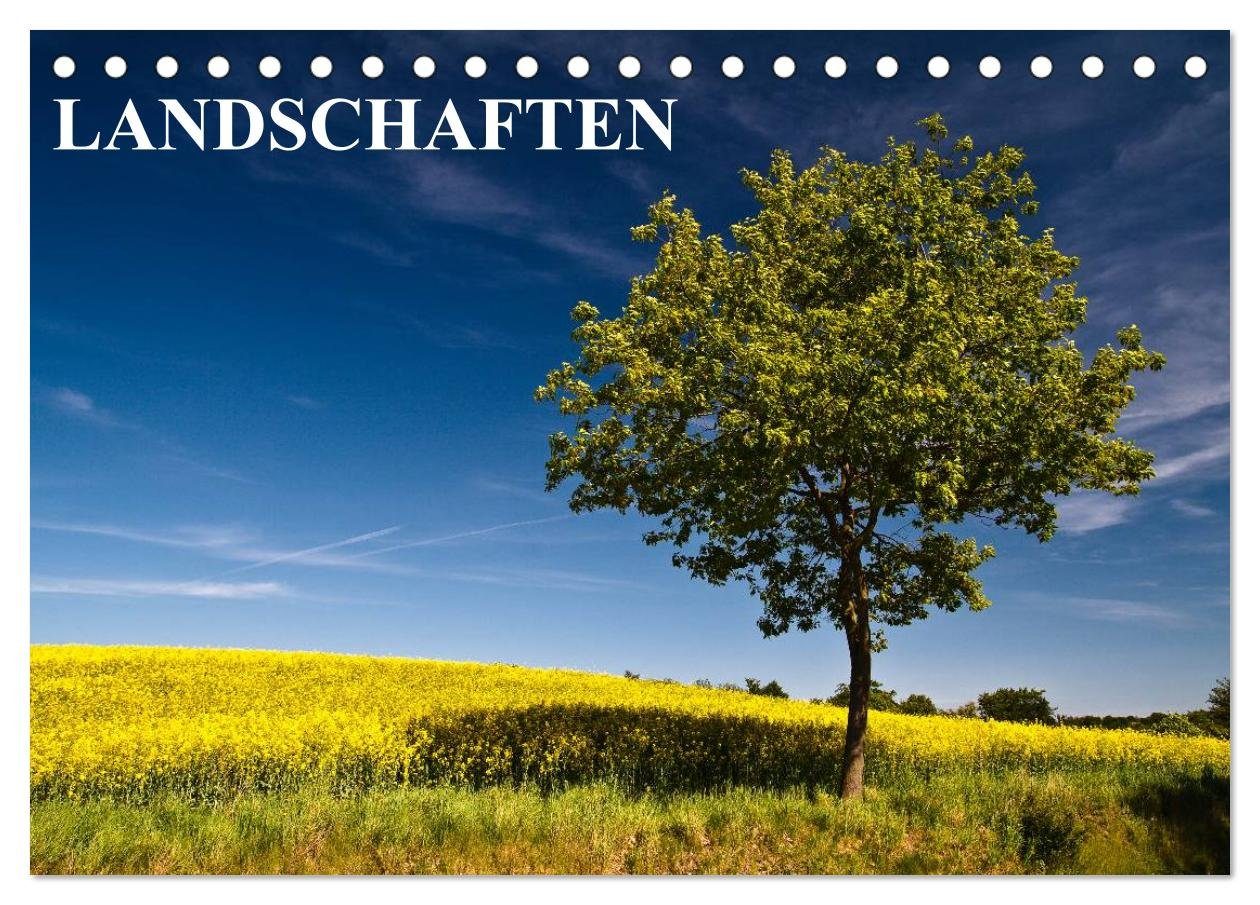 CALVENDO Wandkalender Landschaften (Tischkalender 2027 DIN A5 quer), CALVENDO Monatskalender