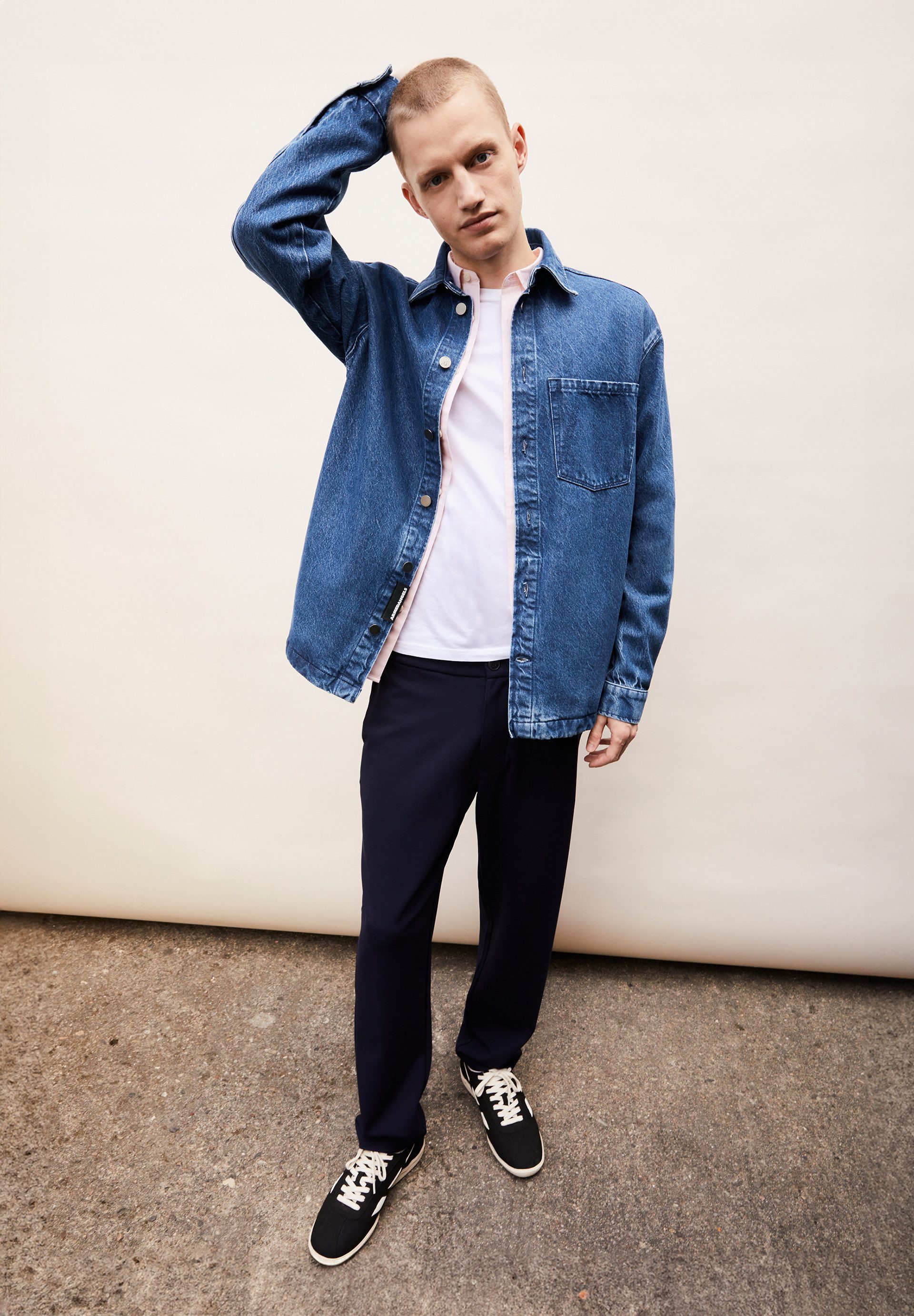 Armedangels Blouson YUNAAI Overshirt aus Bio-Baumwoll Mix Relaxed Fit