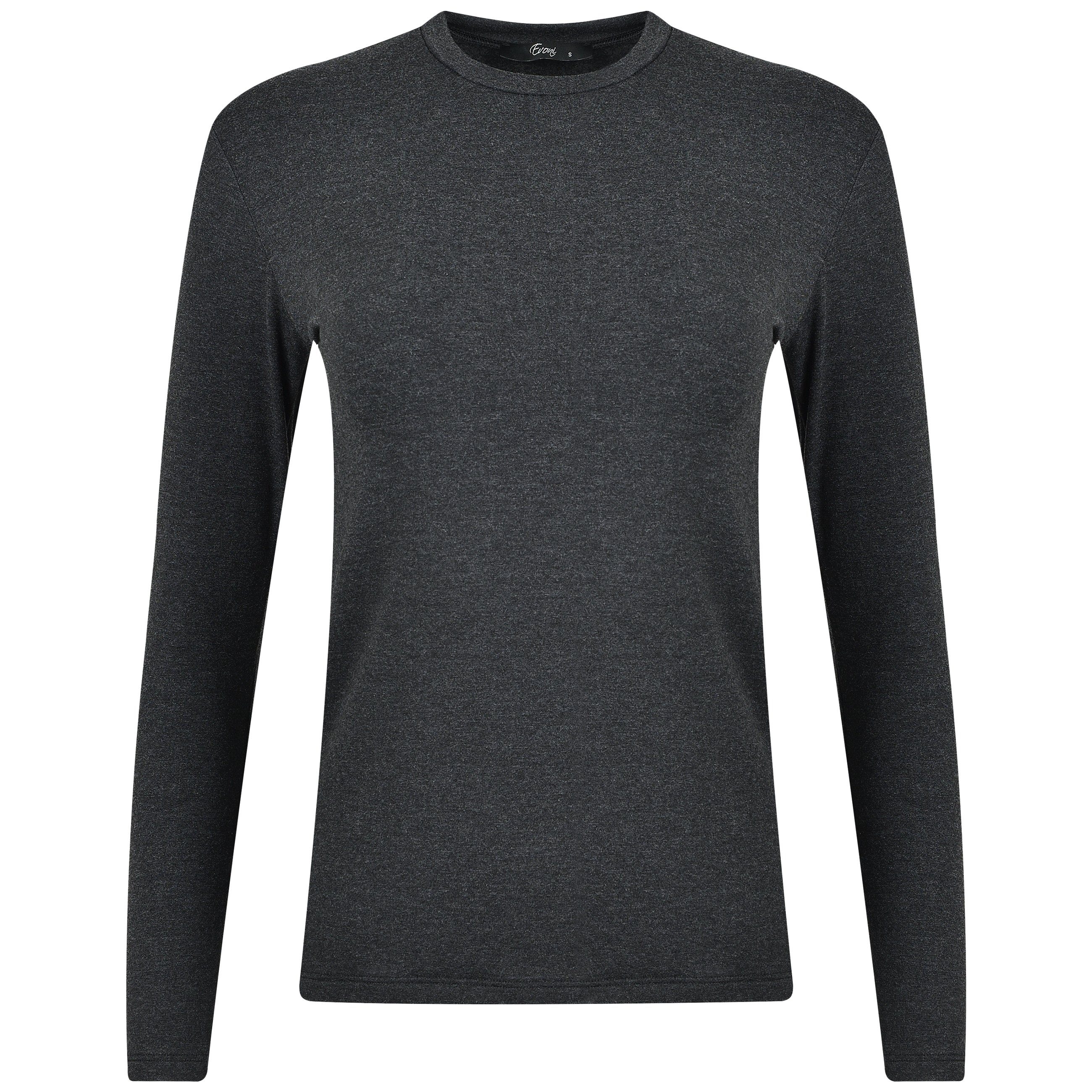 Evoni Langarmshirt Damen Thermoshirt günstig online kaufen