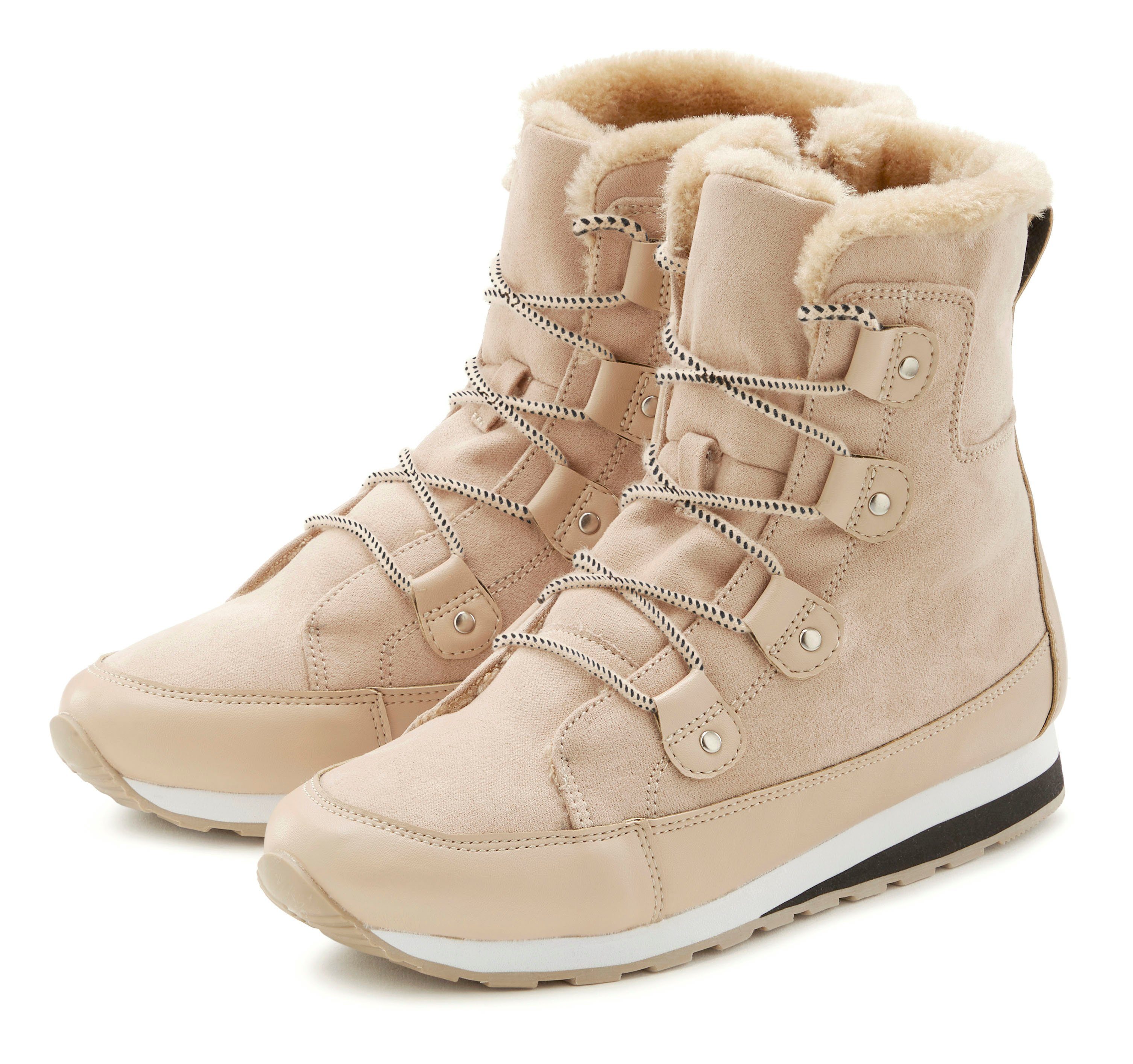 Vivance Stiefelette mit Warmfutter, Winterstiefel, Stiefel, günstig online kaufen