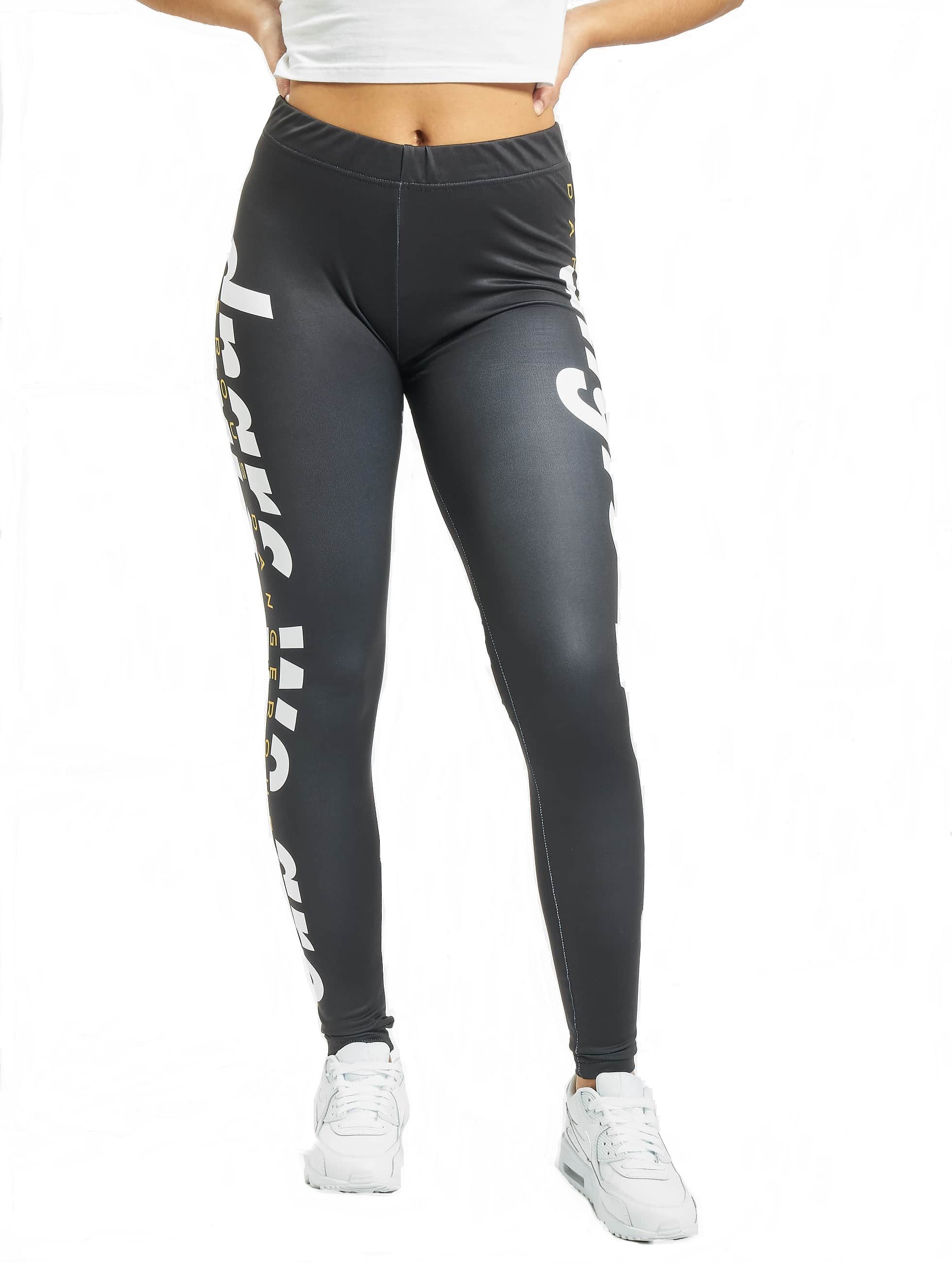DNGRS Leggings Dangerous DNGRS Damen Leggings Tackle mit elastischem Bund