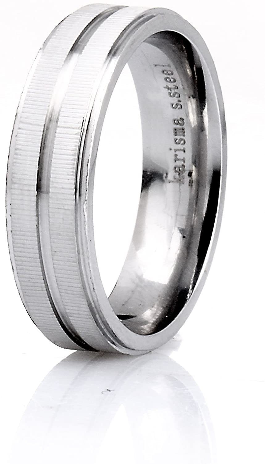 Trauring Karisma Edelstahl Ring Ehering - Trauring - Freundschaftsring Klassisch JZ3662 - 59 (18.8)
