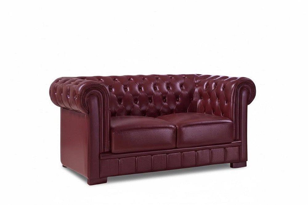 Xlmoebel Chesterfield-Sofa Eleganter Lounge Zweisitzer – Designer Sofa & Club Couch Möbel Sofort, 1 Teile, Hergestellt In Europa