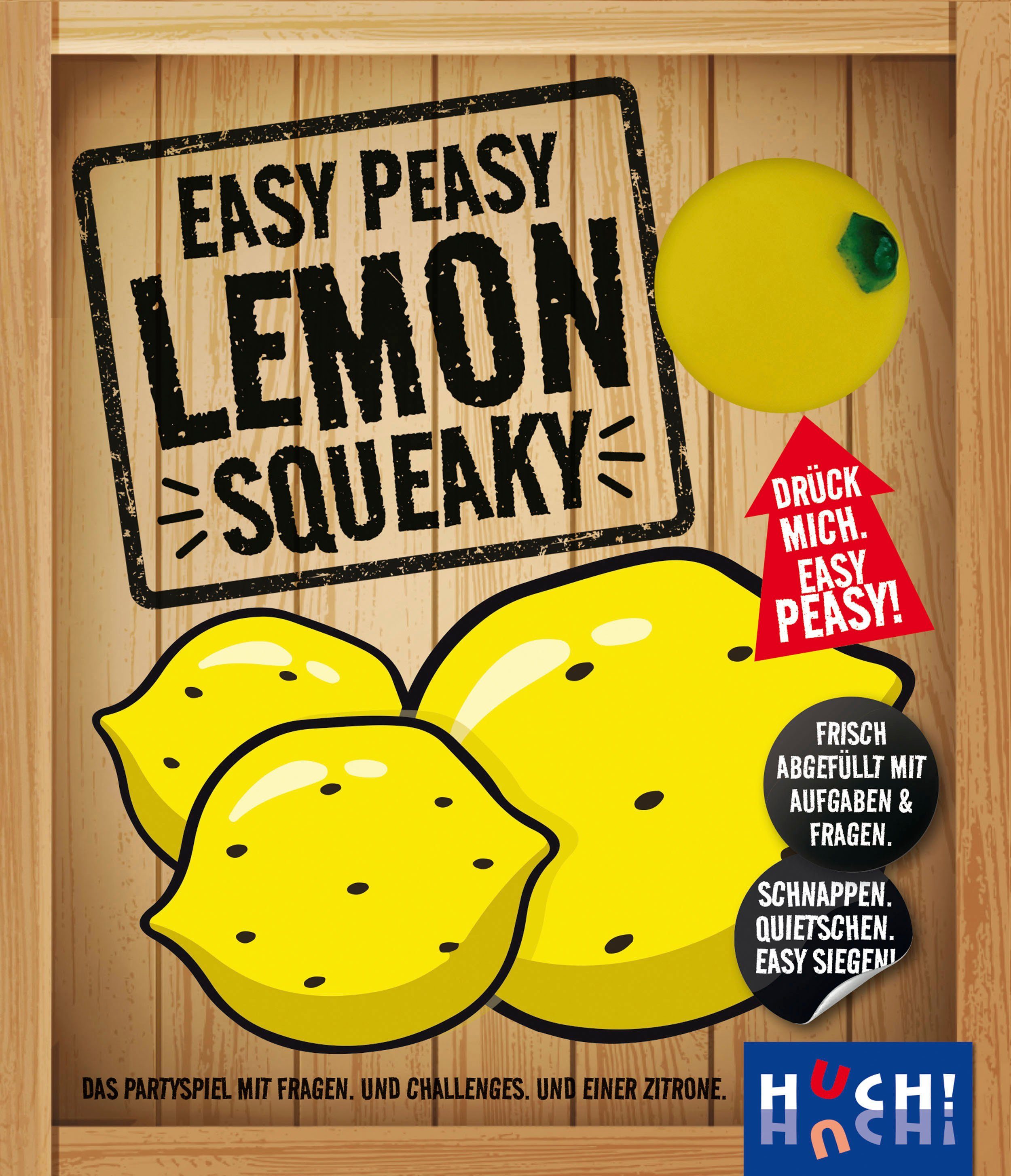 HUCH! Spiel, Partyspiel Easy peasy lemon squeaky