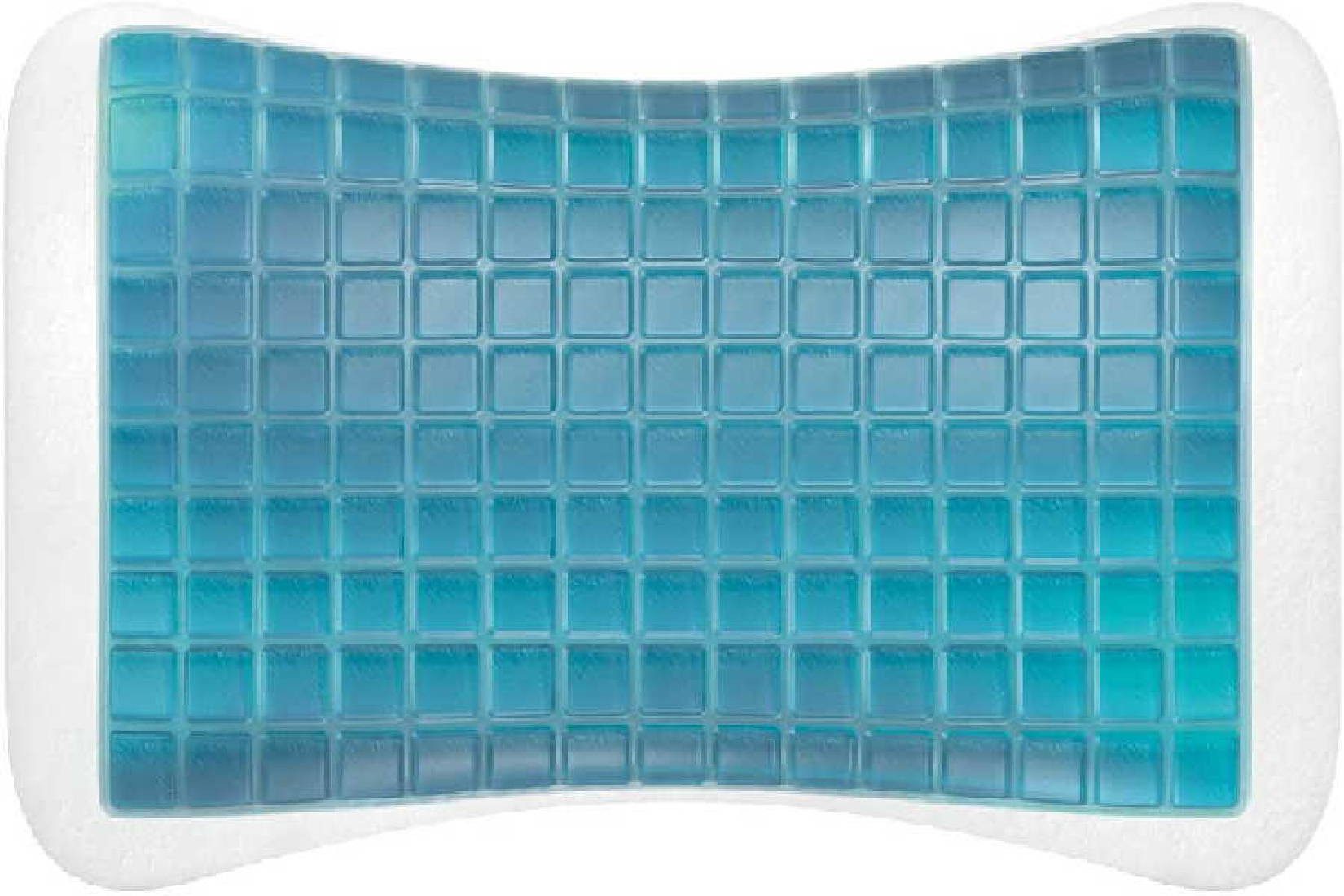 Technogel Nackenstützkissen Anatomic Curve Pixel, Füllung: Gel, Seitenschläfer, Rückenschläfer, Patentiertes Technogel
