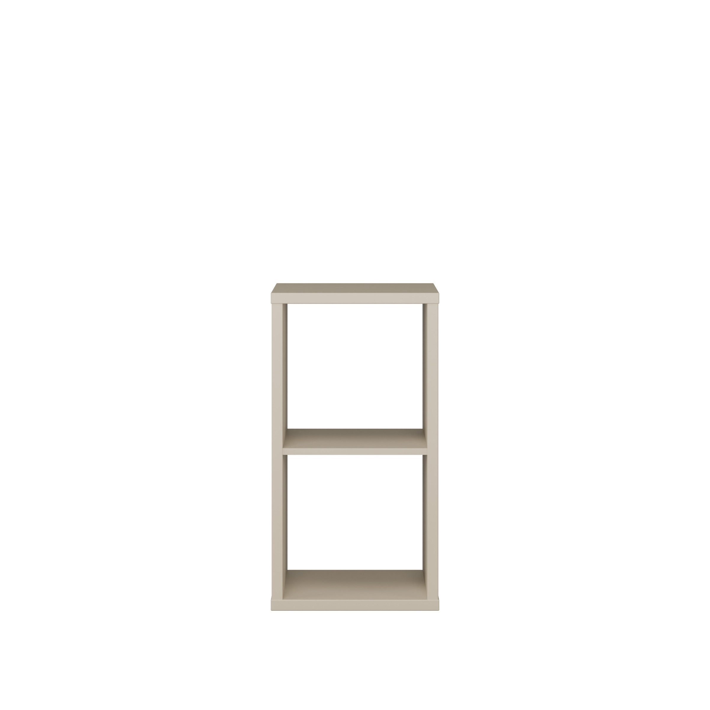 PREISBRECHER Regalwürfel MAURO, in Taupe - 38,2x72,8x32,9cm (BxHxT)