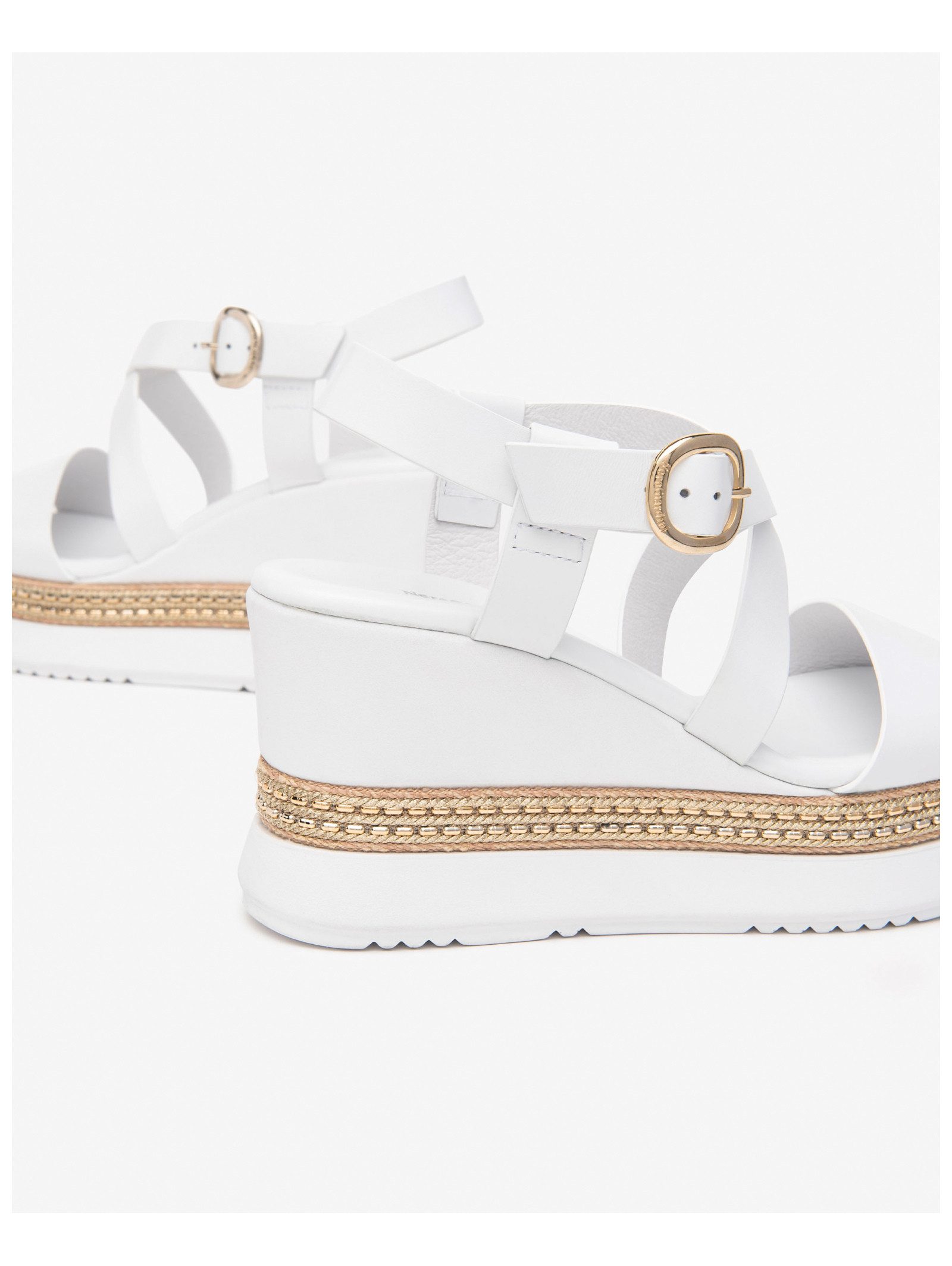 Nero Giardini Nero Giardini Sandalen Leder Keilsandalette