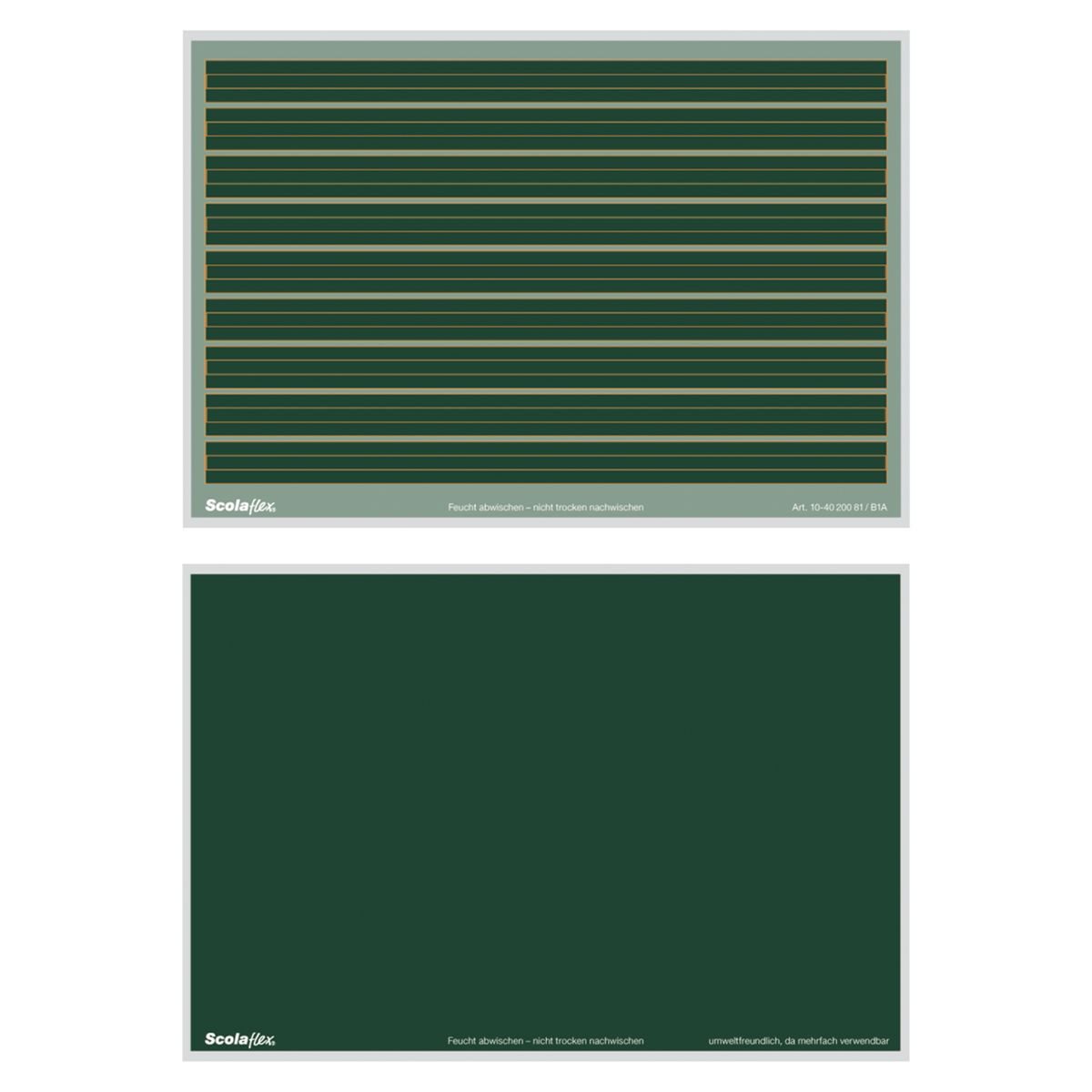 Staufen Tafel Tafel Lineatur 1/blanko 26x18cm