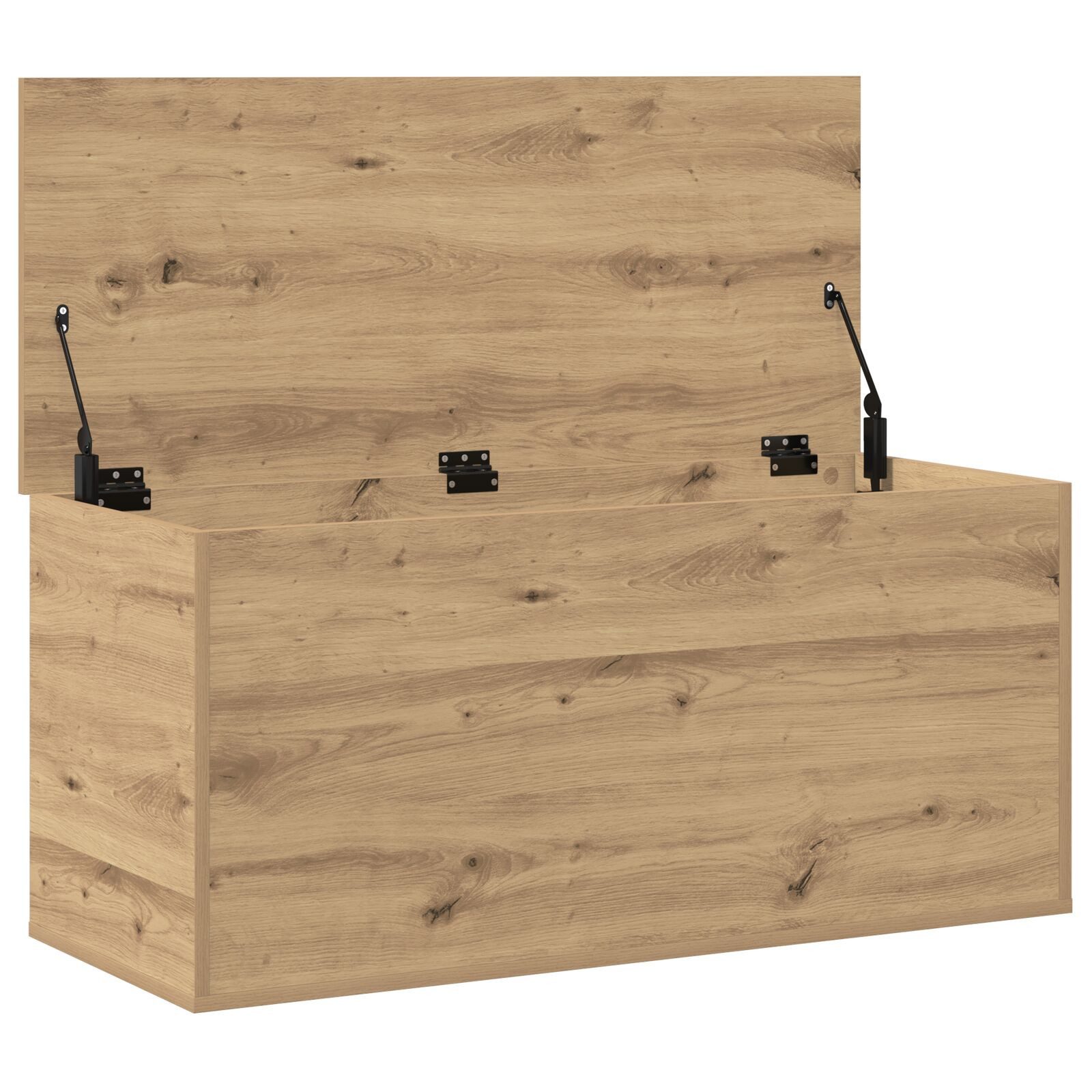 vidaXL Truhe 100 x 42 x 46 cm Holzkiste Box Truhe Lagerkiste Aufbewahrungsbox mit D