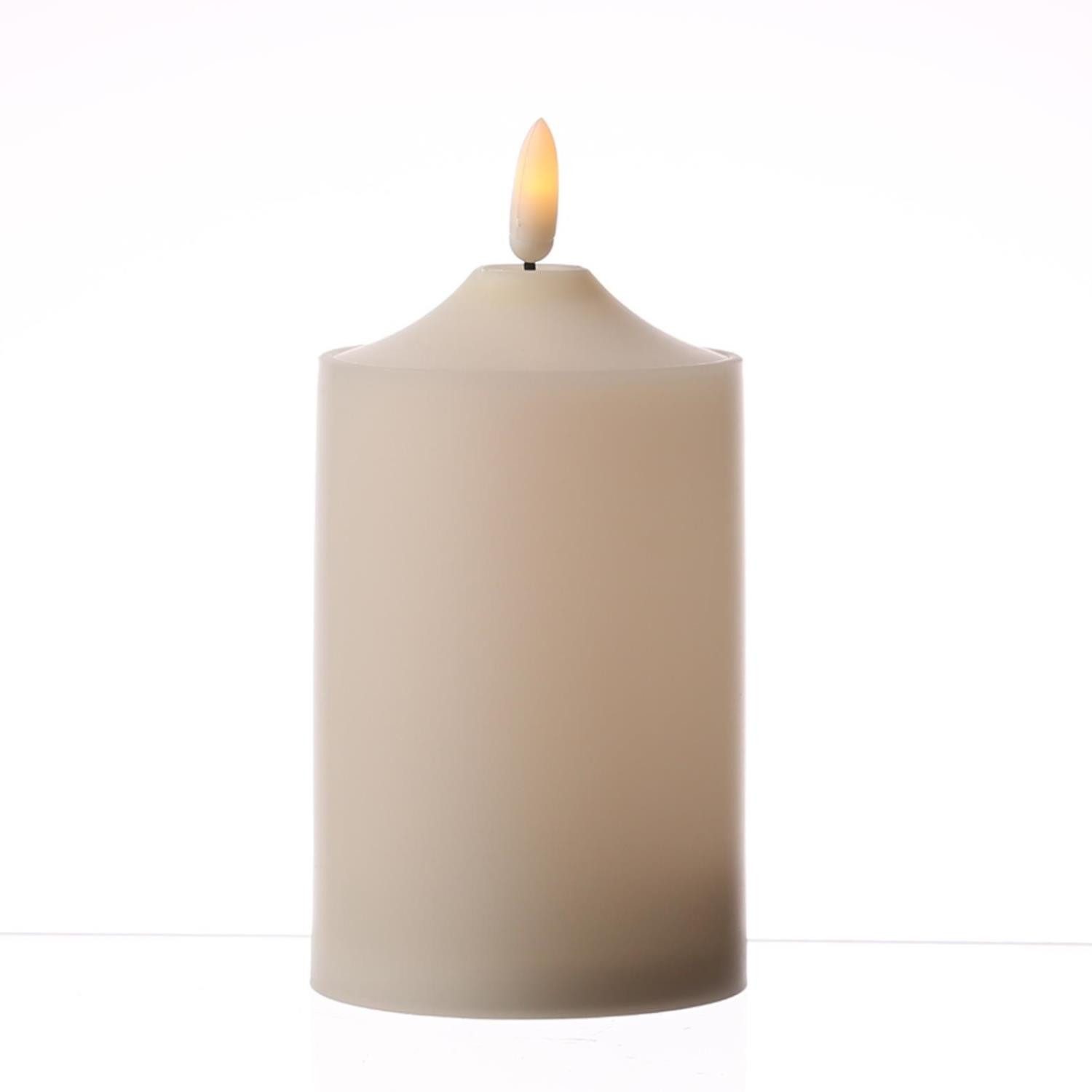 MARELIDA LED-Kerze für Außen flackernde Flamme H: 15cm D: 7,5cm outdoor Tim günstig online kaufen