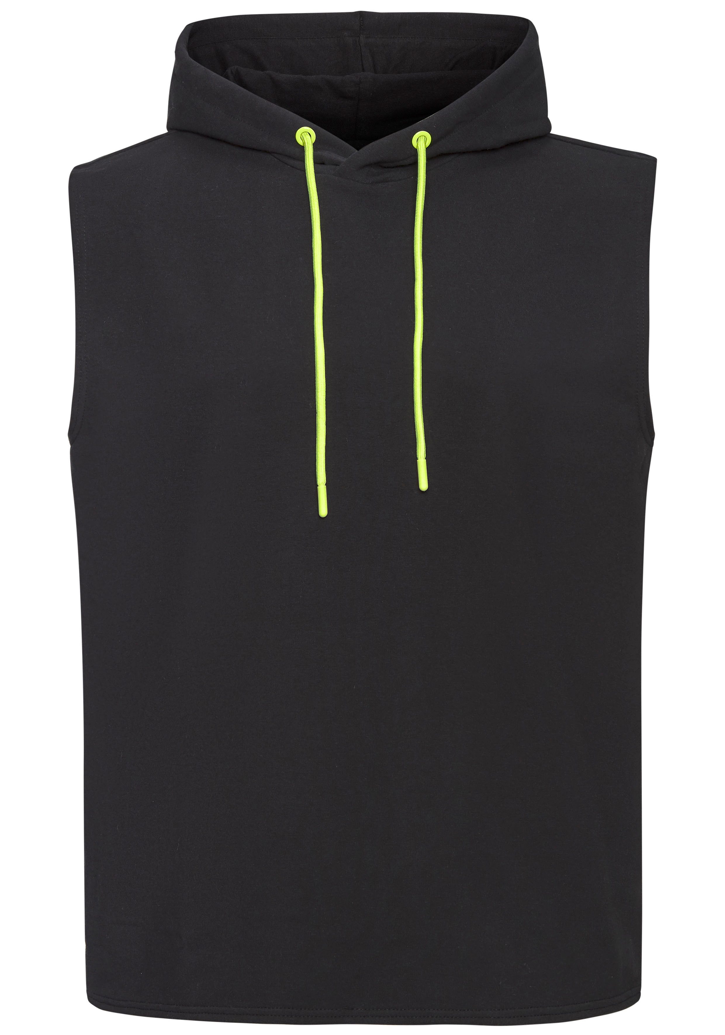 Le Jogger Performance Kapuzensweatshirt ohne Ärmel und mit kontrastfarbenen Details. € 29,99