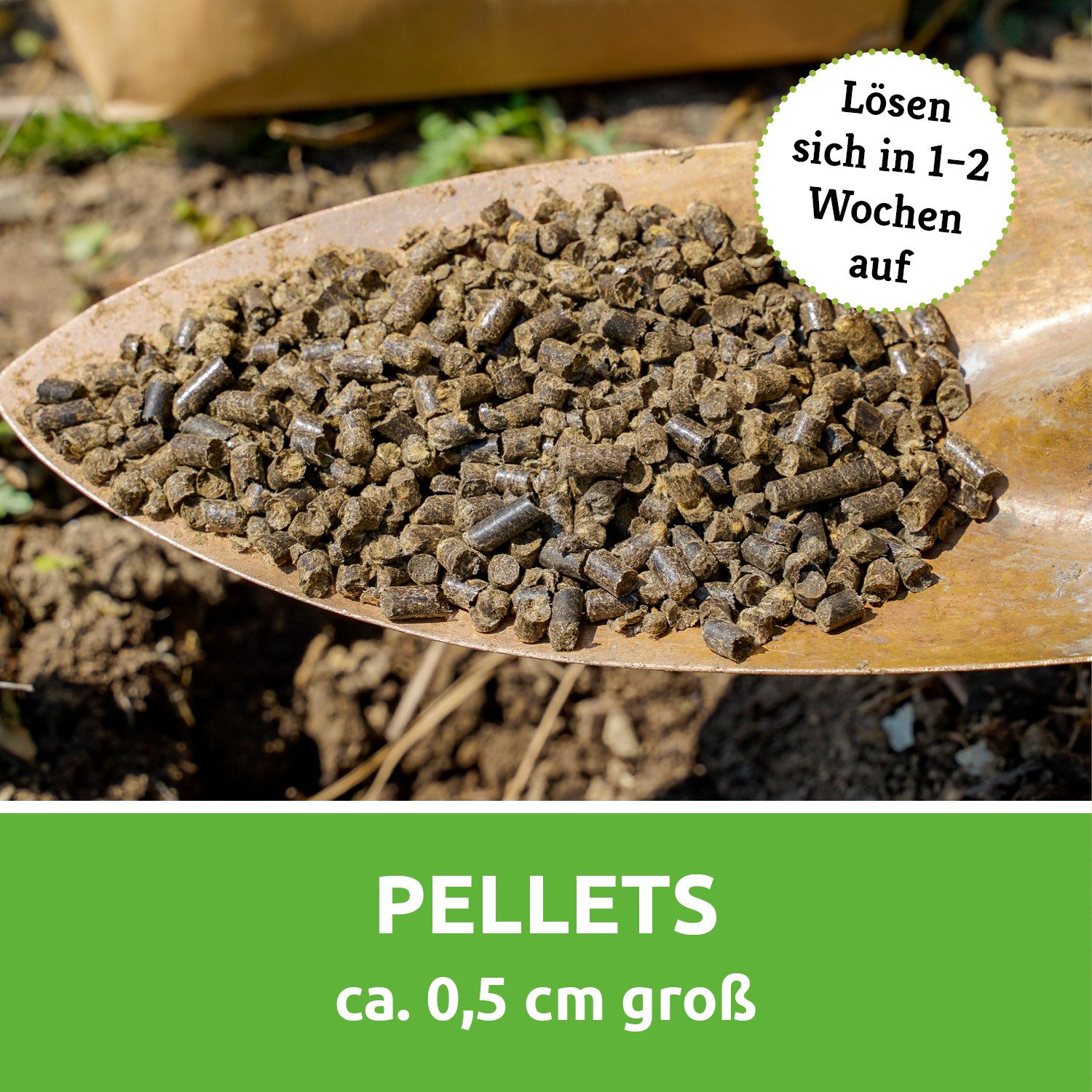 Fischer's EM-Chiemgau Gartendünger Terra Preta Schwarzes Gold Forte, organischer Dünger aus Schafwolle, Pflanzenkohle, Mykorrhiza und EM