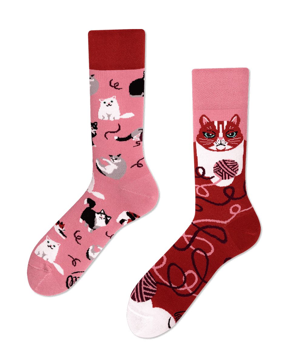 Freizeitsocken Many Mornings Socken Playful Cat