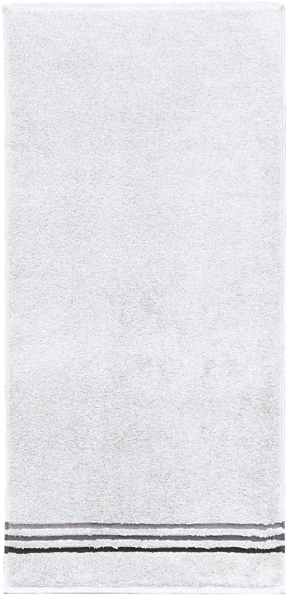 Schiesser Handtücher Skyline Color aus 100 % Baumwolle mit eleganter Streifenbordüre, Frottier (Set, 4-St), MADE IN GREEN by OEKO-TEX®
