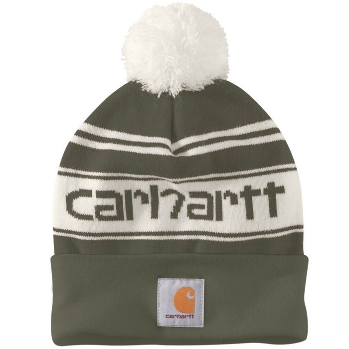 Carhartt Beanie Carhartt Unisex Bommelmütze Knit Cuffed Logo