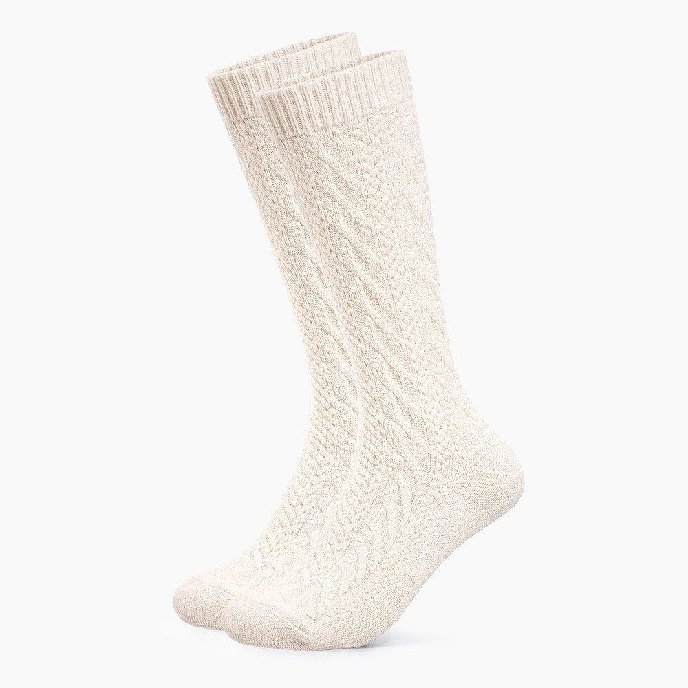 HerzSticht Trachtensocken Herren Lange Trachtensocken (Modell: Bergdistel) (1-Paar)