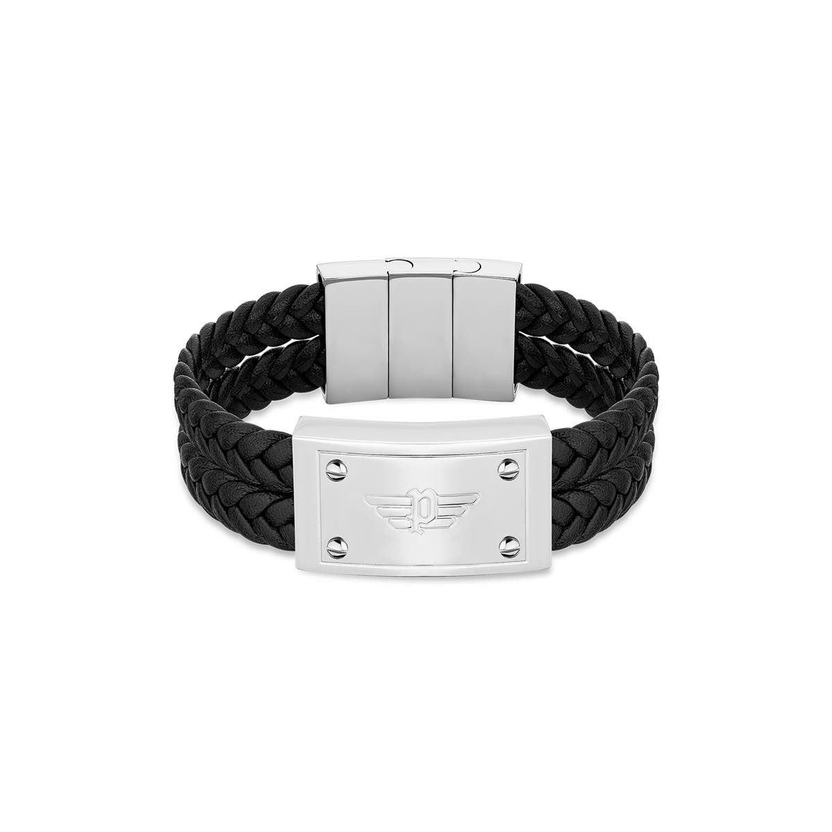Police Lederarmband Police Herren Armban...