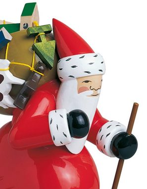Wendt & Kühn Weihnachtsfigur Großer Weihnachtsmann mit Spielzeug, Erzgebirgische Handwerkskunst