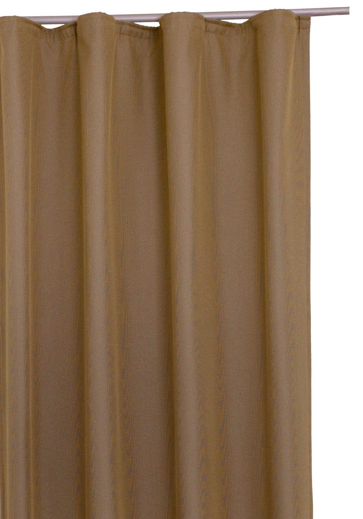 Haus und Deko Türvorhang Thermogardine Grobgewebe Vorhang blickdicht Polar Fleece Gardine 140x2 (1 St), Kräuselband, blickdicht, Polyester