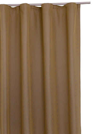 Türvorhang Thermogardine Grobgewebe Vorhang blickdicht Polar Fleece Gardine 140x2, Haus und Deko, Kräuselband (1 St), blickdicht, Polyester