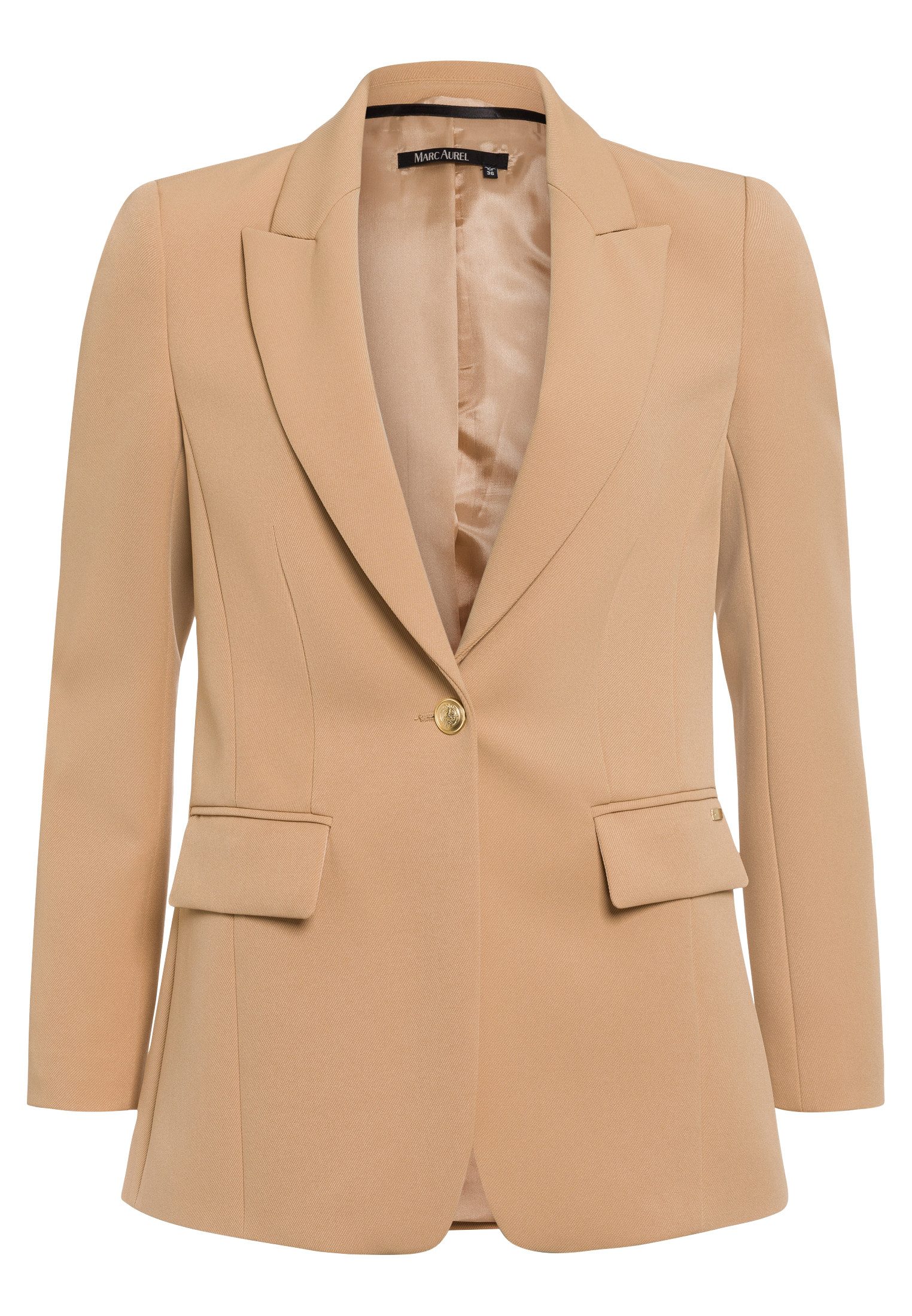 MARC AUREL Longblazer aus elatischem Twill