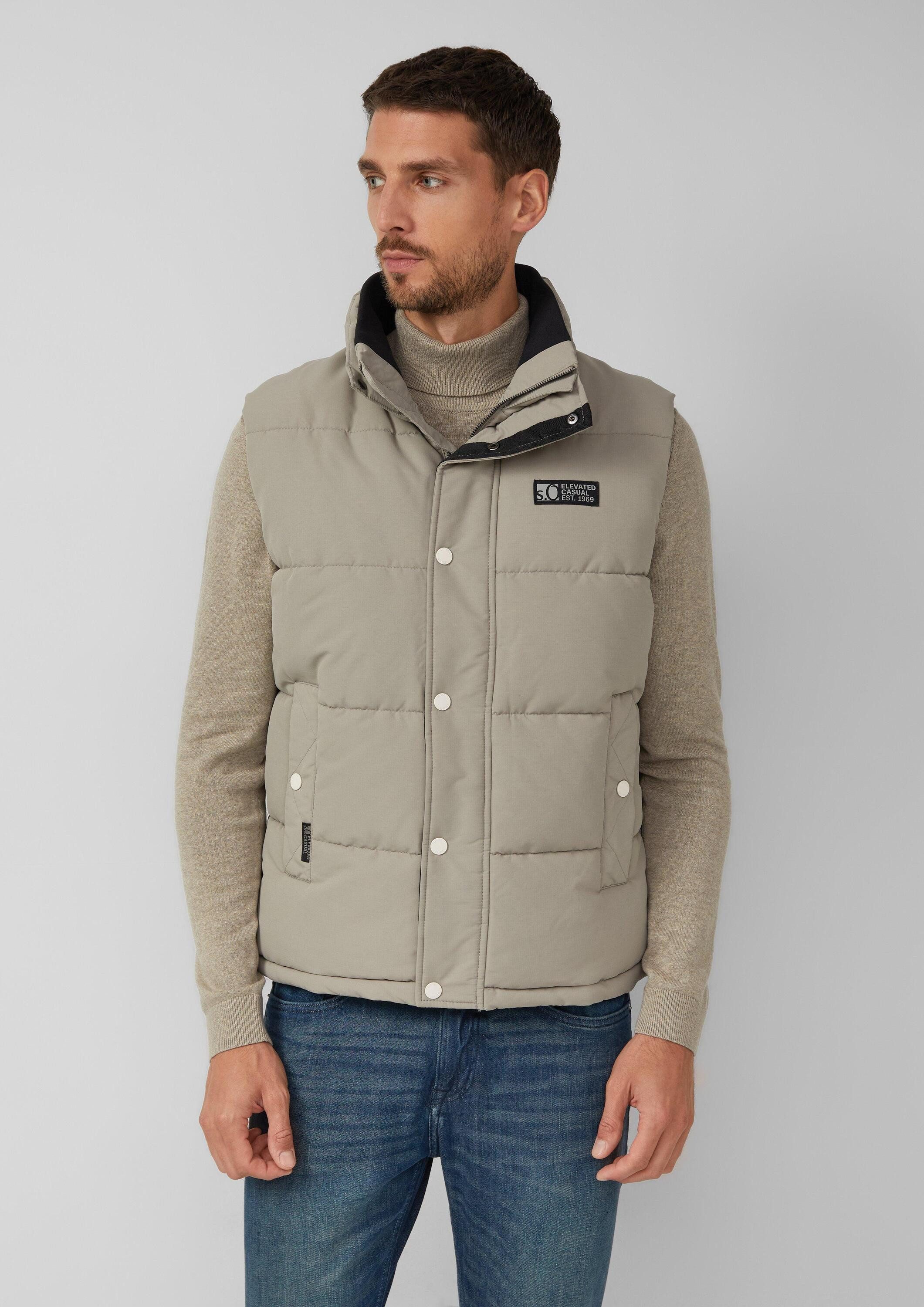 s.Oliver Outdoorjacke Outdoor-Weste Sportive Steppweste mit günstig online kaufen