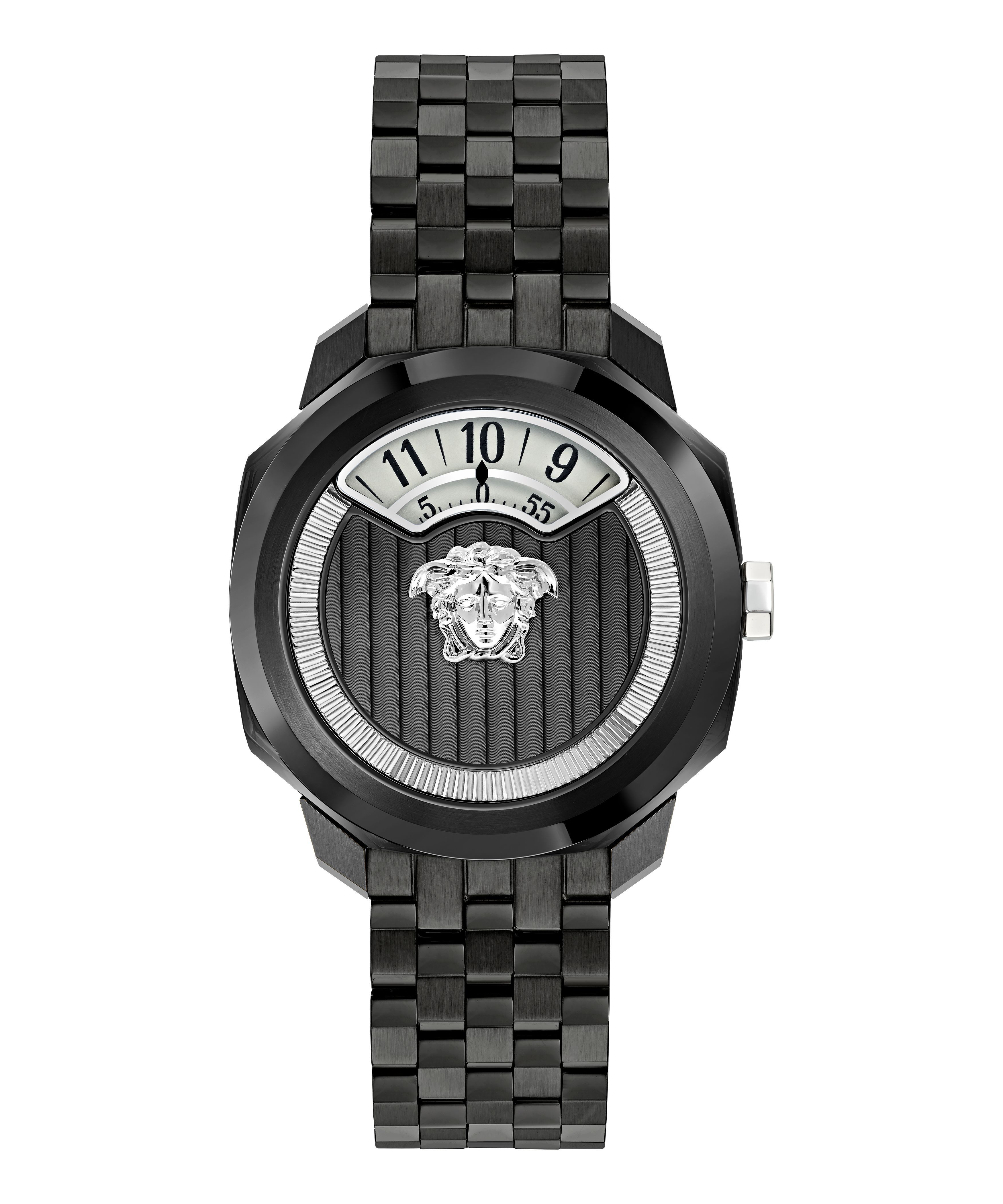 Versace Quarzuhr DYLOS VEYR00426, Armbanduhr, Damenuhr, Herrenuhr, Swiss Made, Edelstahlarmband, analog